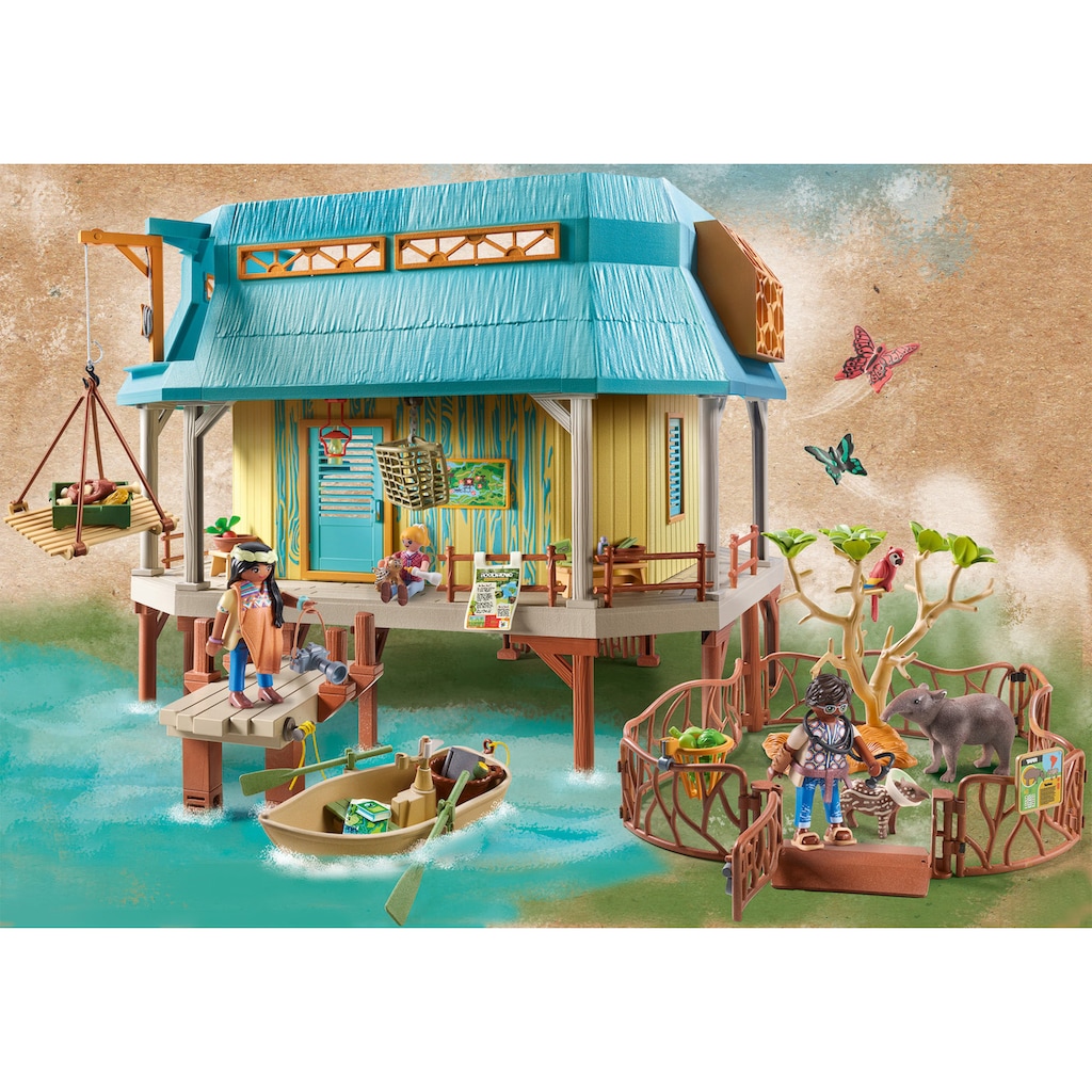 Playmobil® Konstruktions-Spielset »Wiltopia - Tierpflegestation (71007), Wiltopia«, (347 St.)