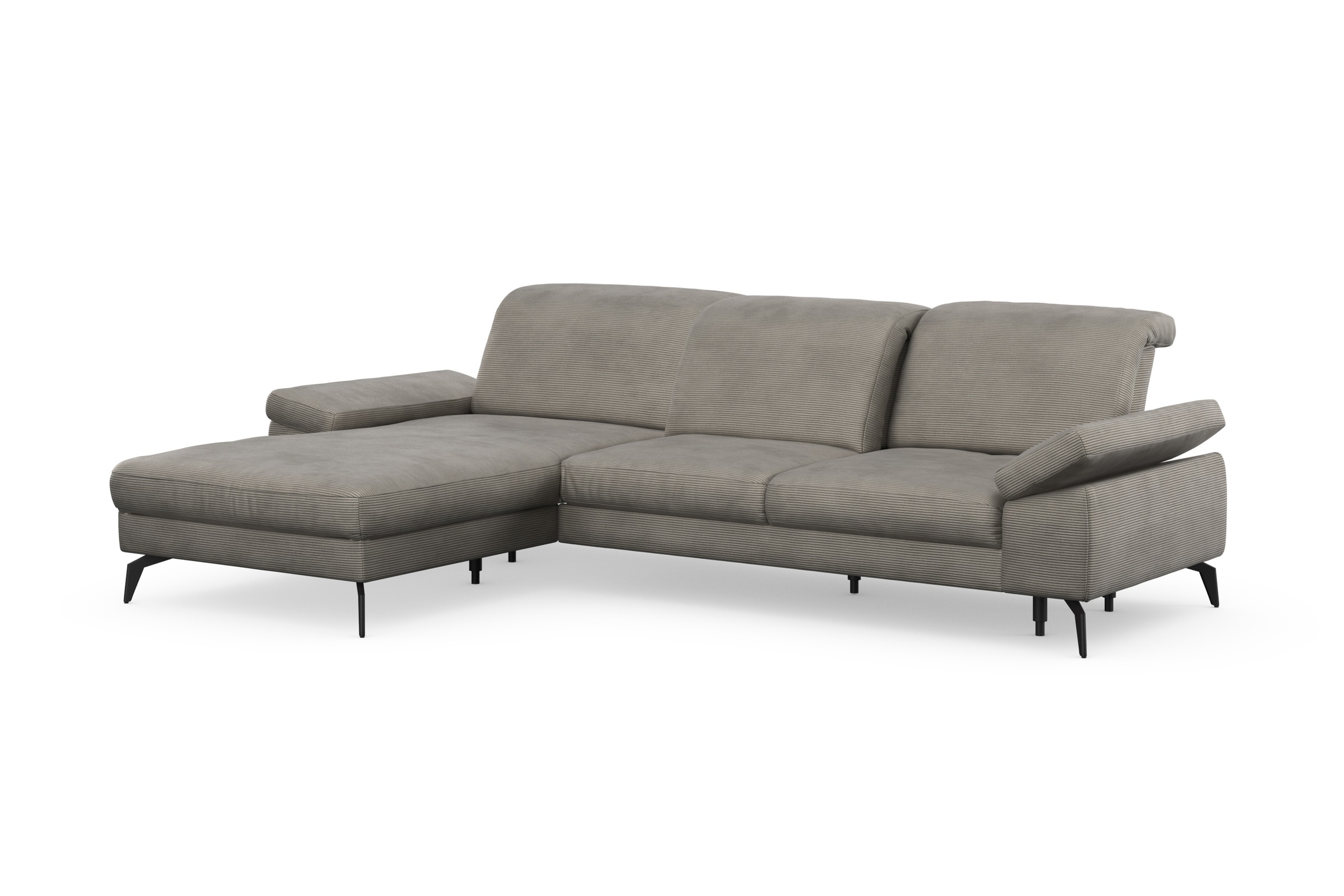 Thumbnail - sit&more Ecksofa "Cabana L-Form" Recamiere, wahlweise mit Sitztiefen-, Armlehnen- und Kopfteilfunktion