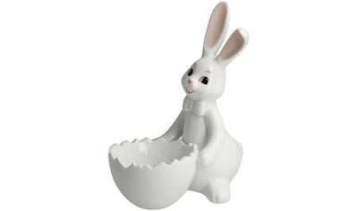 Osterhase »Figur Hase mit Schale Snow White - Sweet Boy«