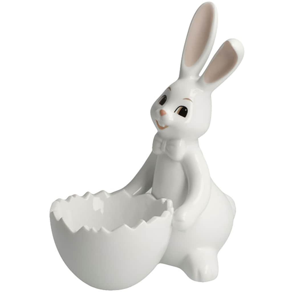 Goebel Osterhase »Figur Hase mit Schale Snow White - Sweet Boy«