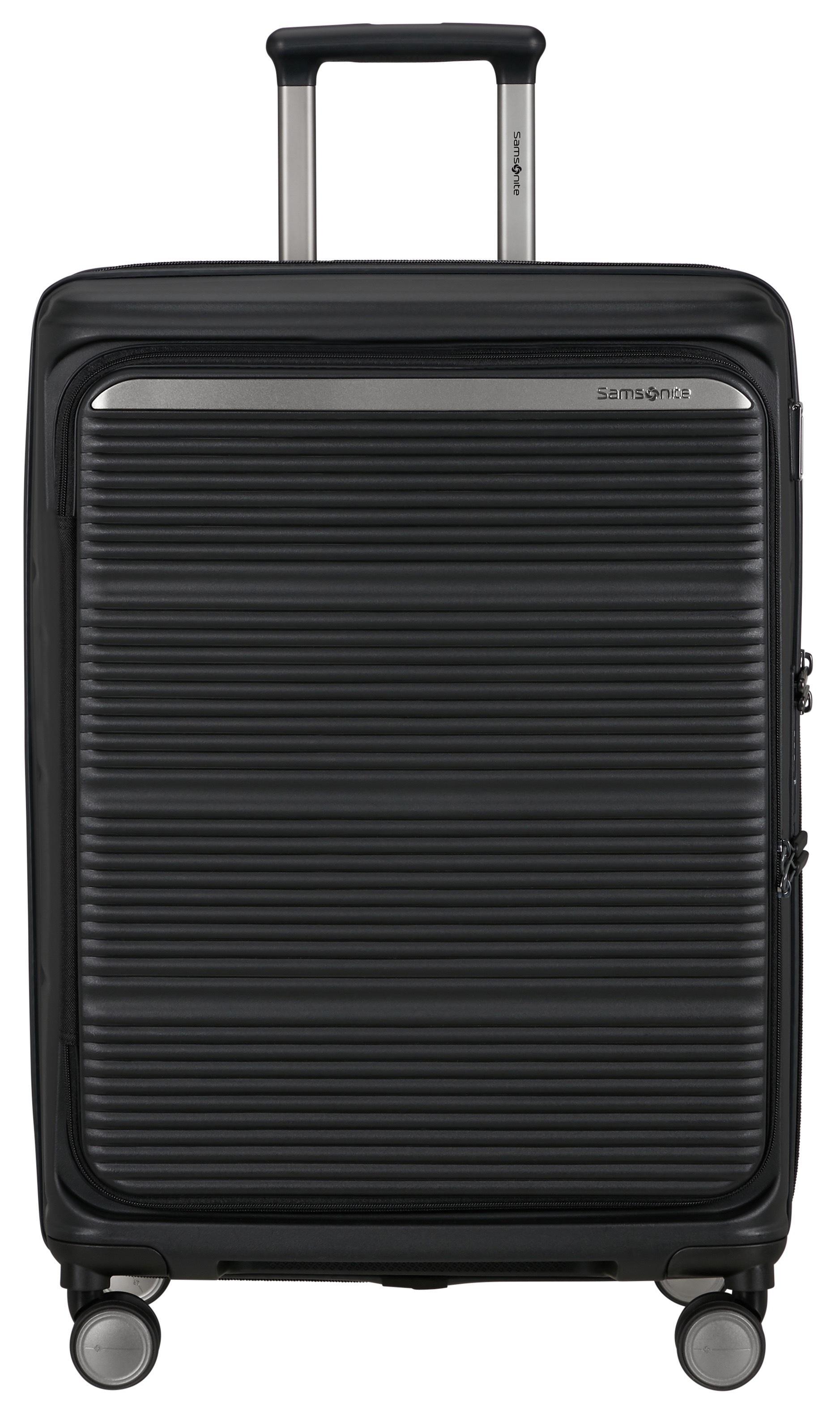 Thumbnail - Samsonite Hartschalen-Trolley "PARALUX, verschiedene Größen und Farben" 72 l 4 Rollen Reisegepäck mit Frontfach Packwürf...