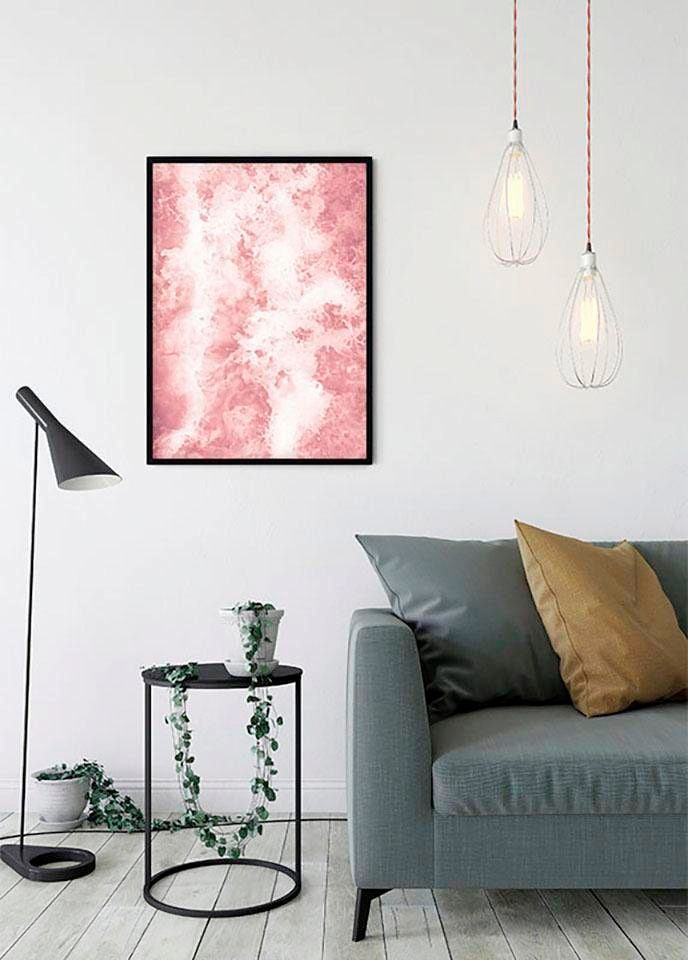 Komar Bild »Pink Bubbles«, Abstrakt, (1 St.), Wandbild zur Dekoration - ohne Rahmen