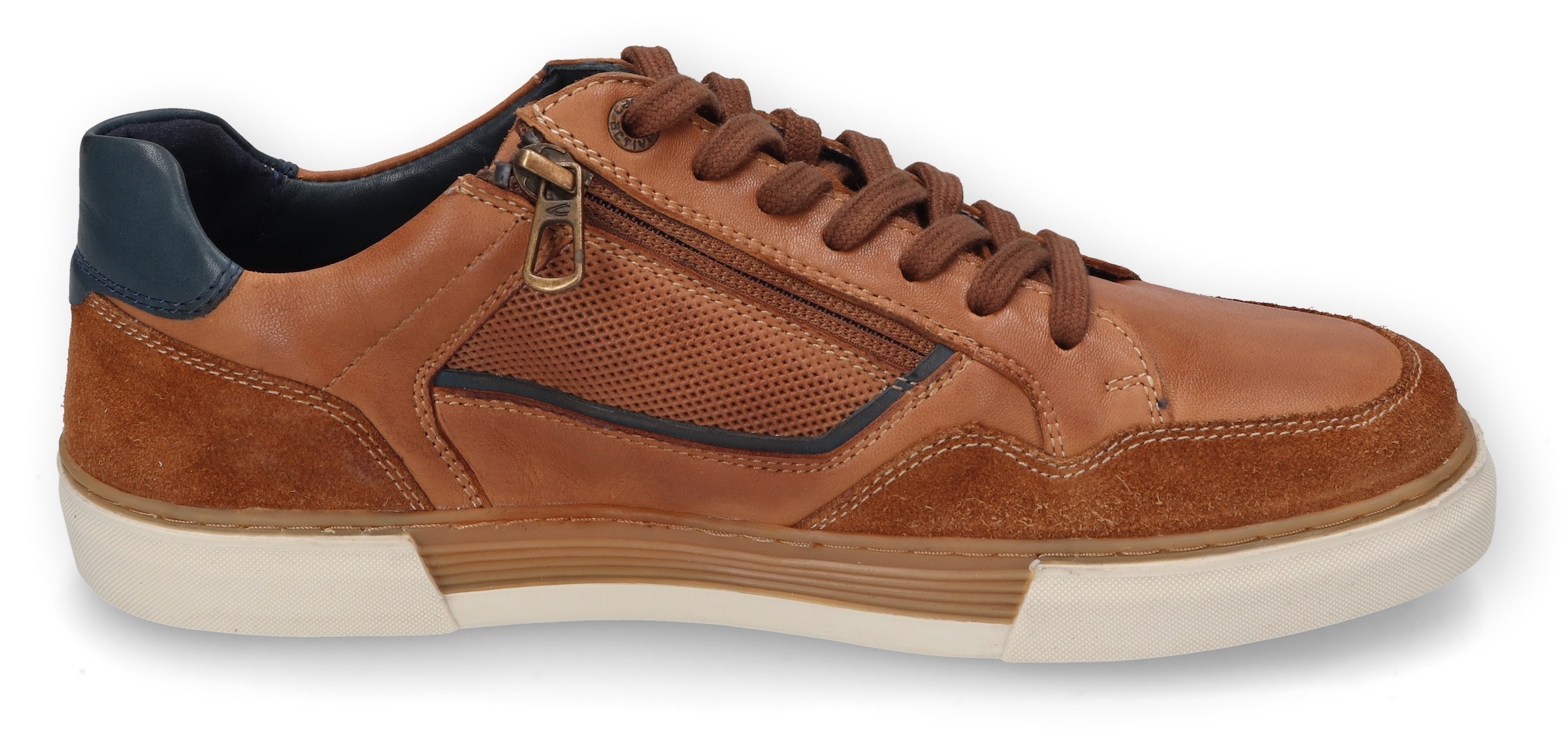 camel active Sneaker, Retro Sneaker, Schnürschuh, Halbschuh mit Lederinnensohle