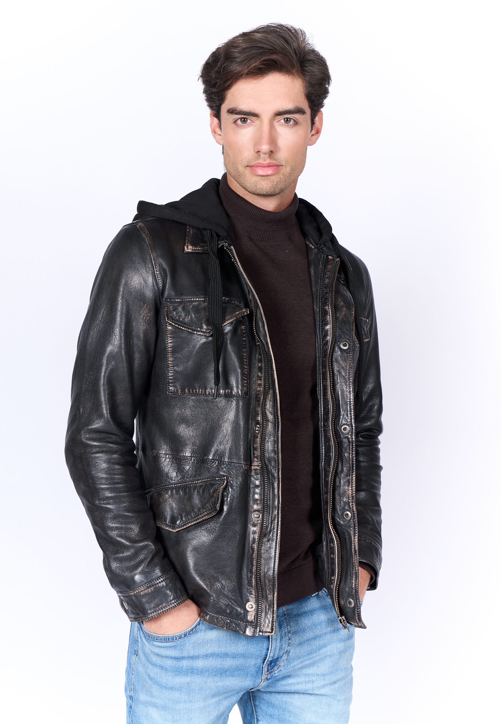 Freaky Nation Lederjacke »Cool Way-FN«