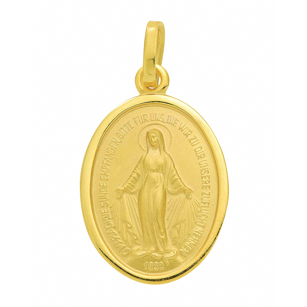 Adelia´s Kettenanhänger »585 Gold Anhänger Milagrosa« Goldschmuck für Damen