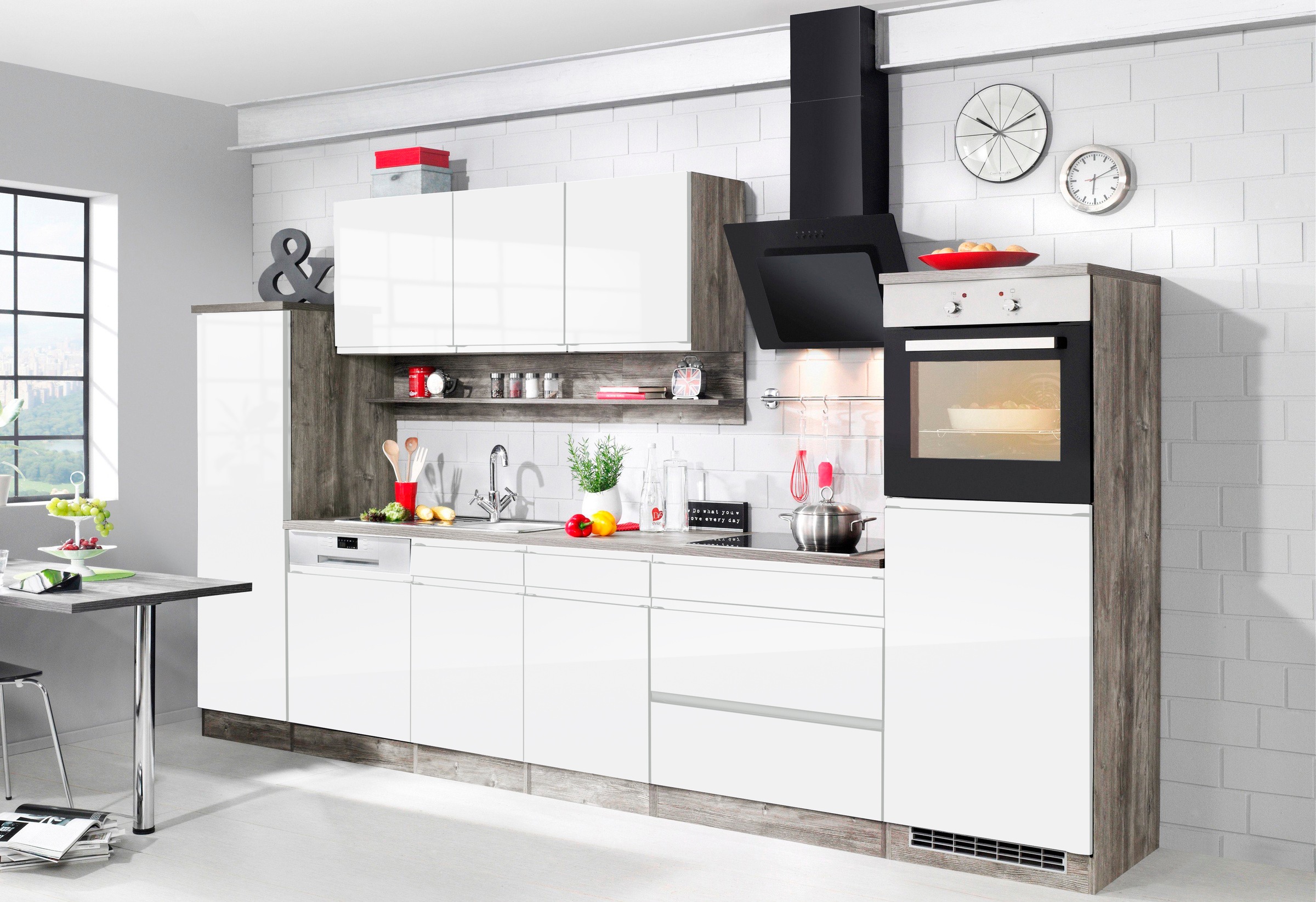 HELD MÖBEL Spülenschrank "Virginia", 110 cm breit, inklusive Einbauspüle günstig online kaufen