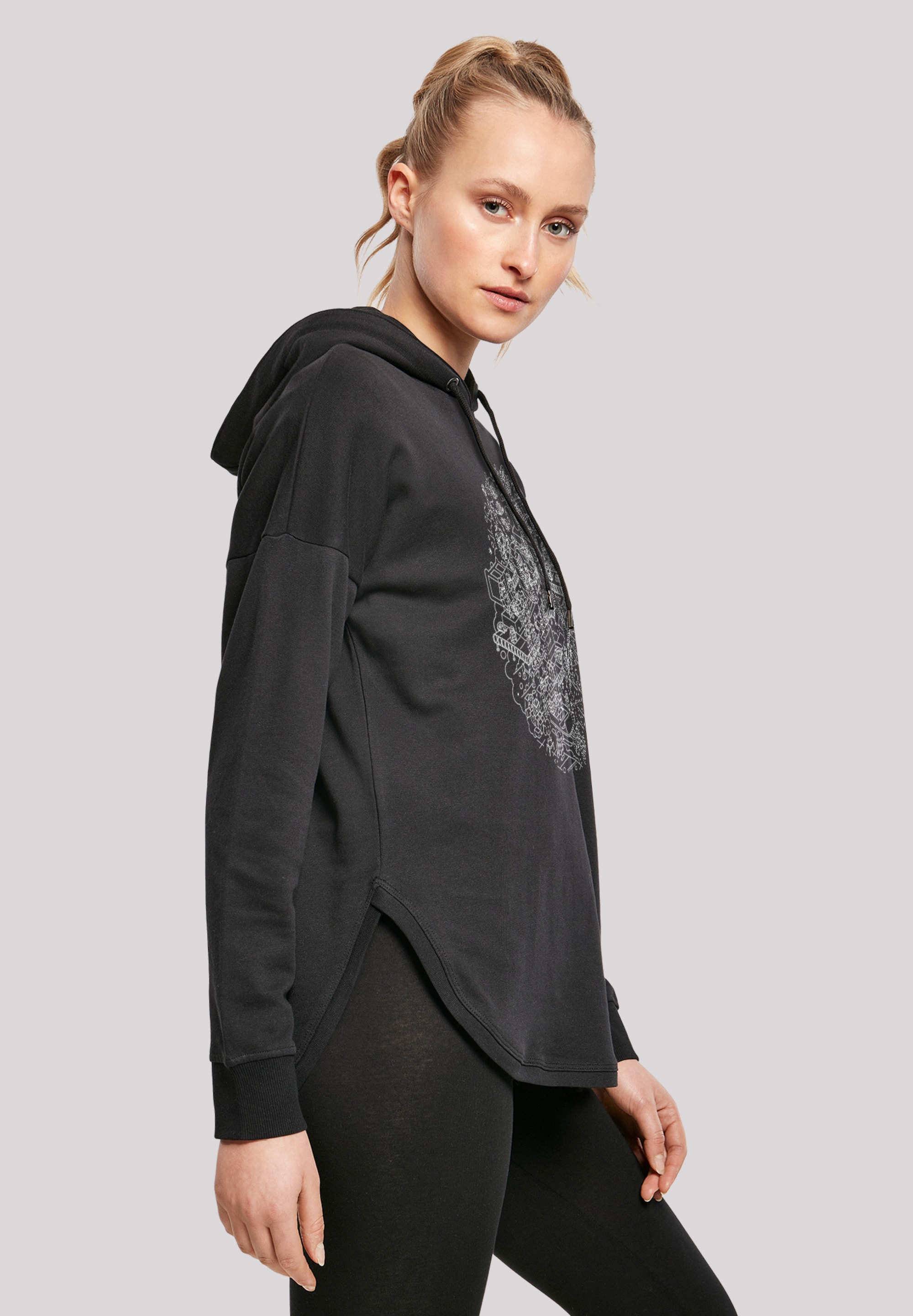 F4NT4STIC Kapuzenpullover »Star Wars Christmas Death Star Todesstern«, Print