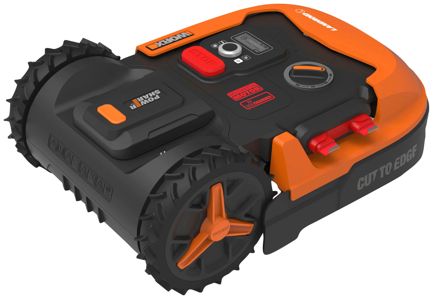 Worx Rasenmähroboter »Landroid L1000«, (Set), 1000m², 20V/4Ah, 20cm/30-60mm, WiFi/Bluetooth, Cut to edge, PowerShare