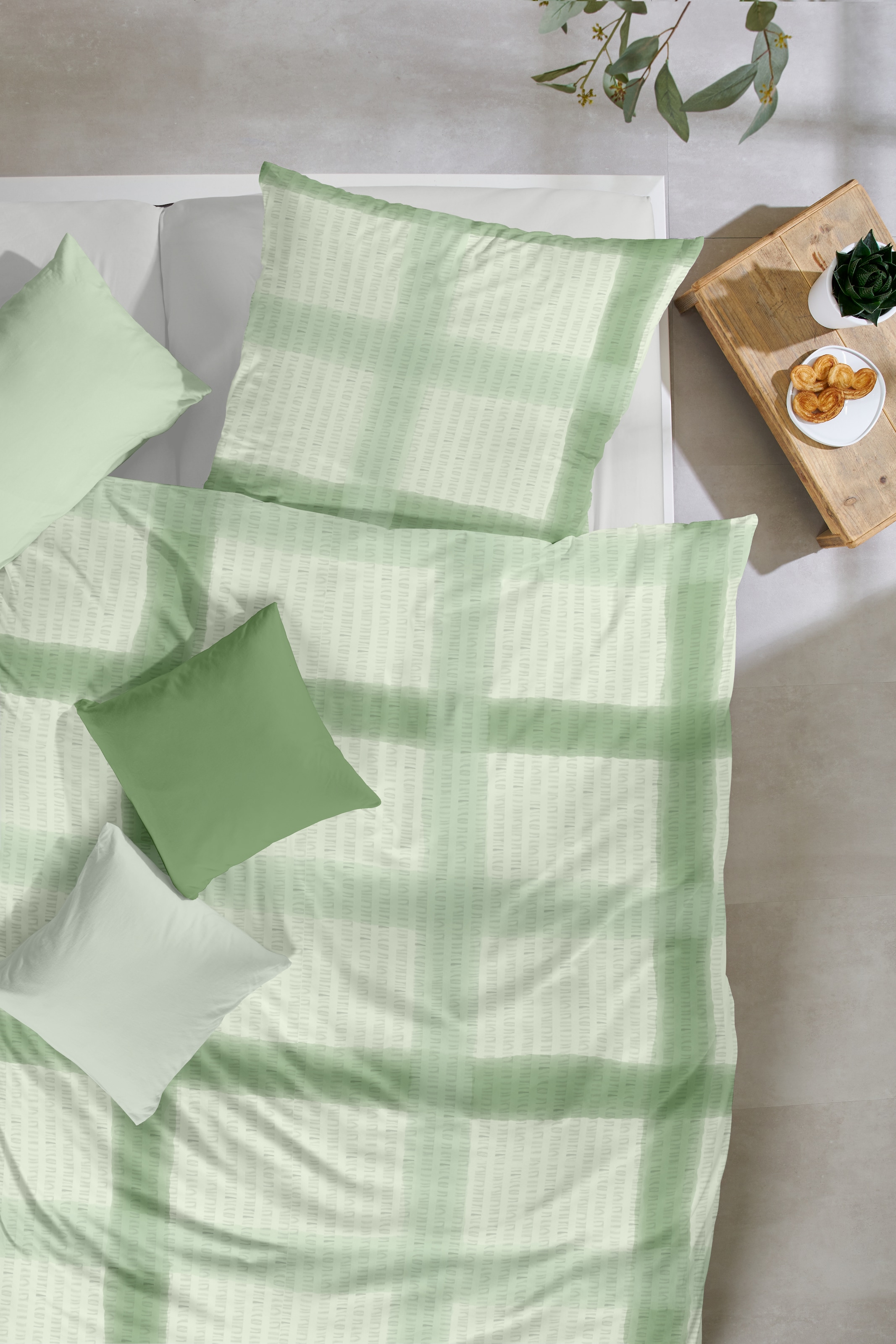 Primera Bettwäsche »Soft-Seersucker-Bettwäsche Raster« 2