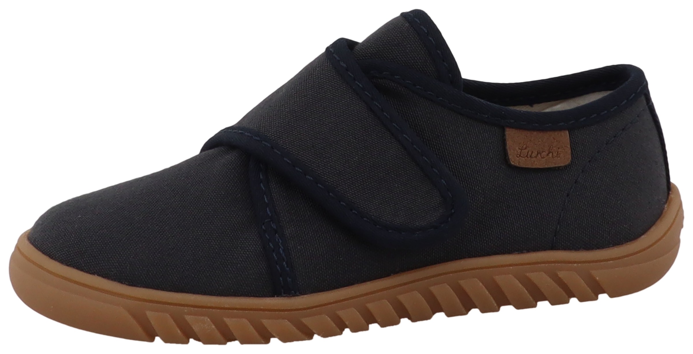 Lurchi Barfußschuh "Bibu Barefoot" Klettschuh, Hausschuh mit Label, Größenschablone zum Download