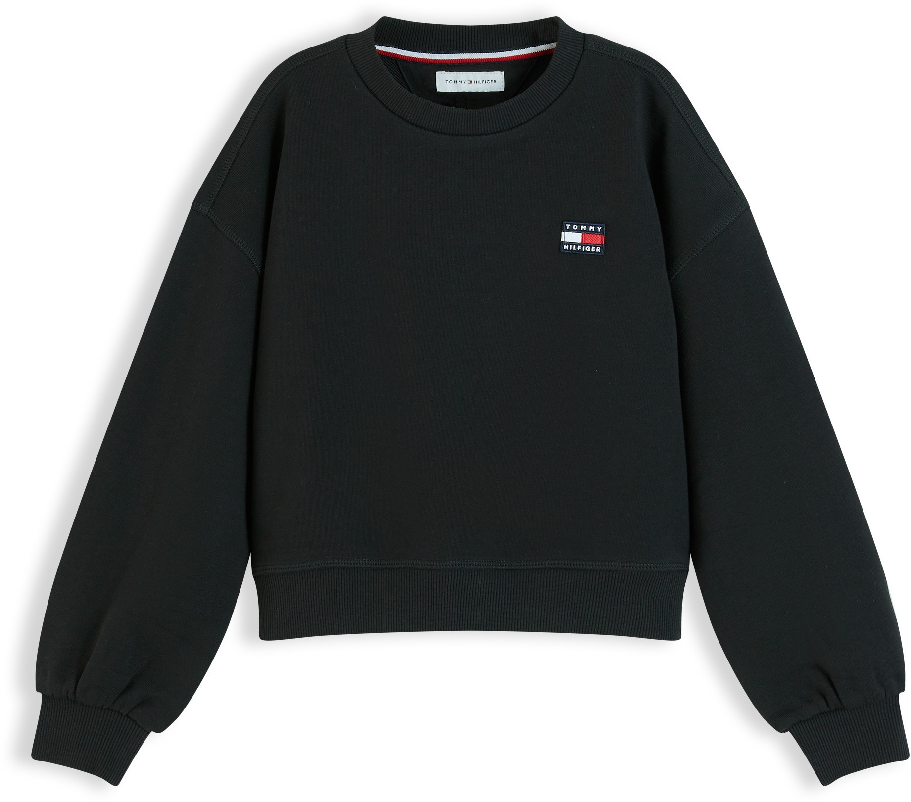 Tommy Hilfiger Shirt & Leggings »HERITAGE CREW NECK + LEGGINGS« Set, 2 Sweatqualität, Regular Fit, reine Baumwolle, Kinder bis 16 Jahre