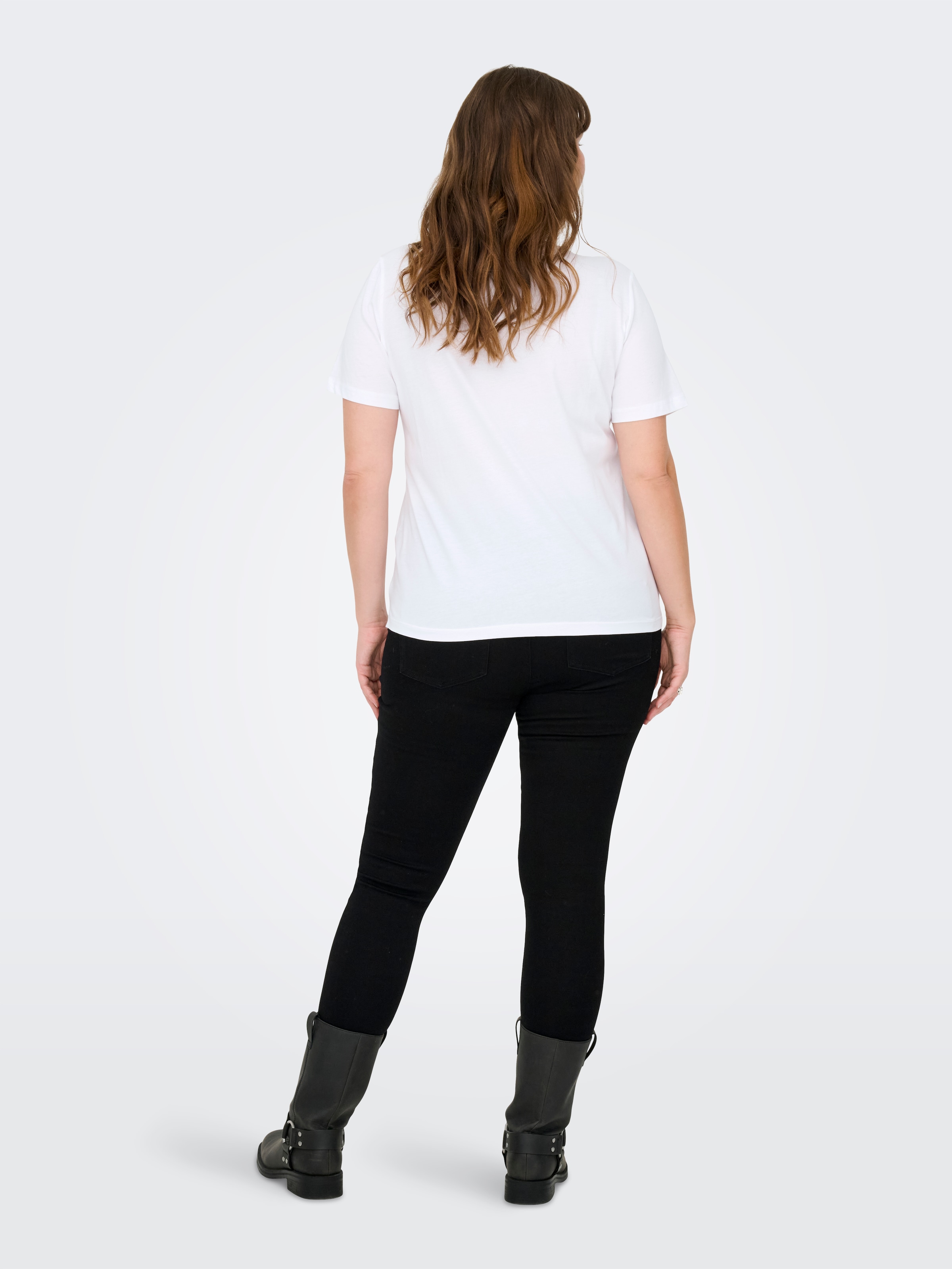 ONLY CARMAKOMA Kurzarmshirt »CARCOCA COLA XMAS LIFE S/S TOP JRS«