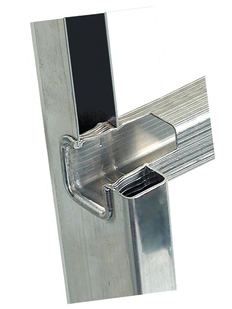 KRAUSE Schiebeleiter »Seilzugleiter Robilo«, Alu, 2x15 Sprossen, Arbeitshöhe ca. 832 cm