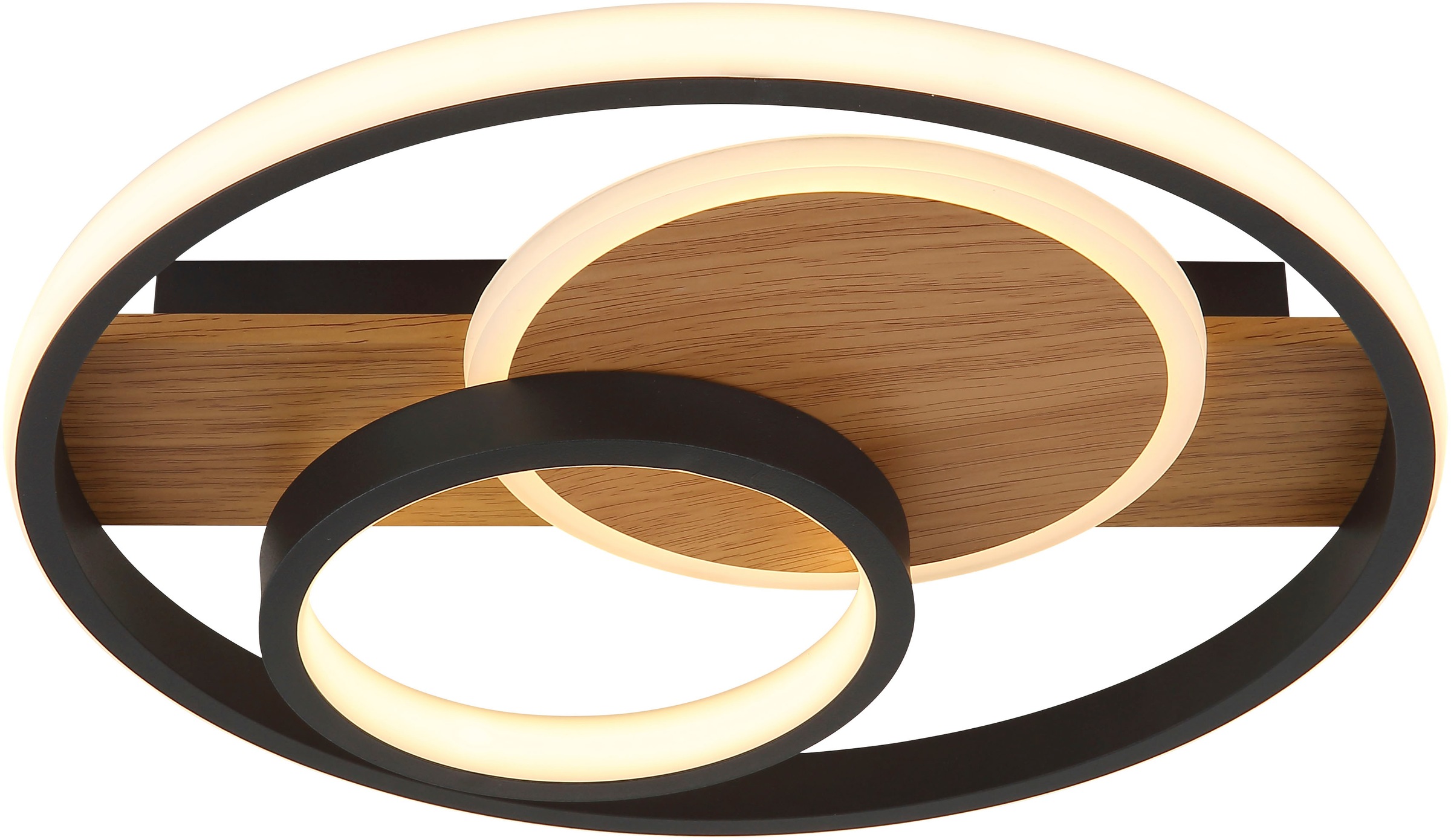 GLOBO LIGHTING Deckenleuchte »PIKARA« LED-Modul 1 Stk. Warmweiß Deckenlampe Wohnzimmer-Leuchte Schlafzimmer-Leuchte Flur Küche