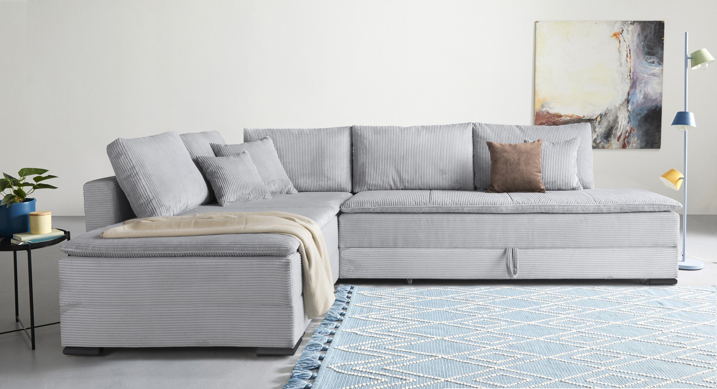 INOSIGN Ecksofa "Night & Day L-Form mit Dauer-Schlaffunktion, Cord-Bezug", günstig online kaufen