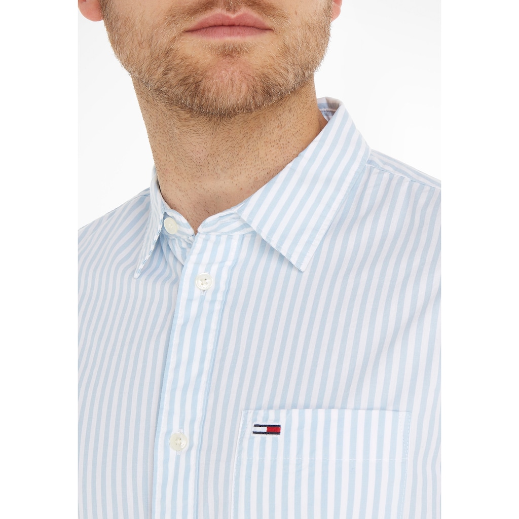 Tommy Jeans Streifenhemd »TJM ESSENTIAL STRIPE SHIRT«