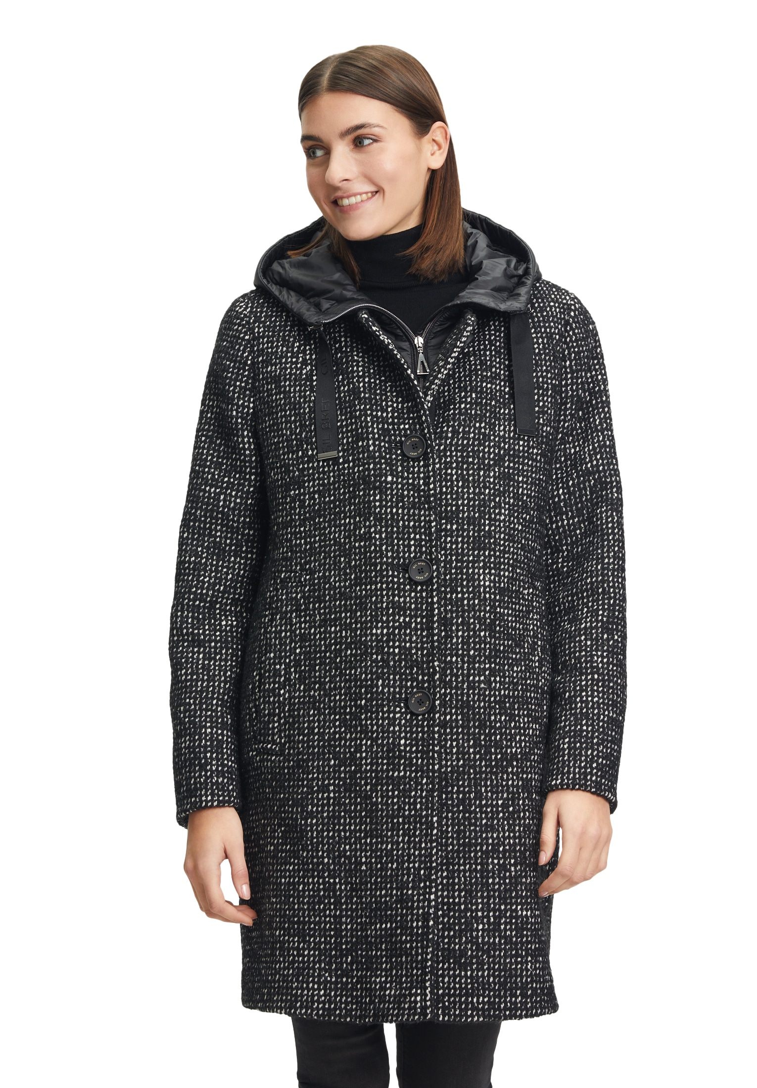 Winterjacke »Gil Bret Winterjacke mit Westenteil«, mit Kapuze