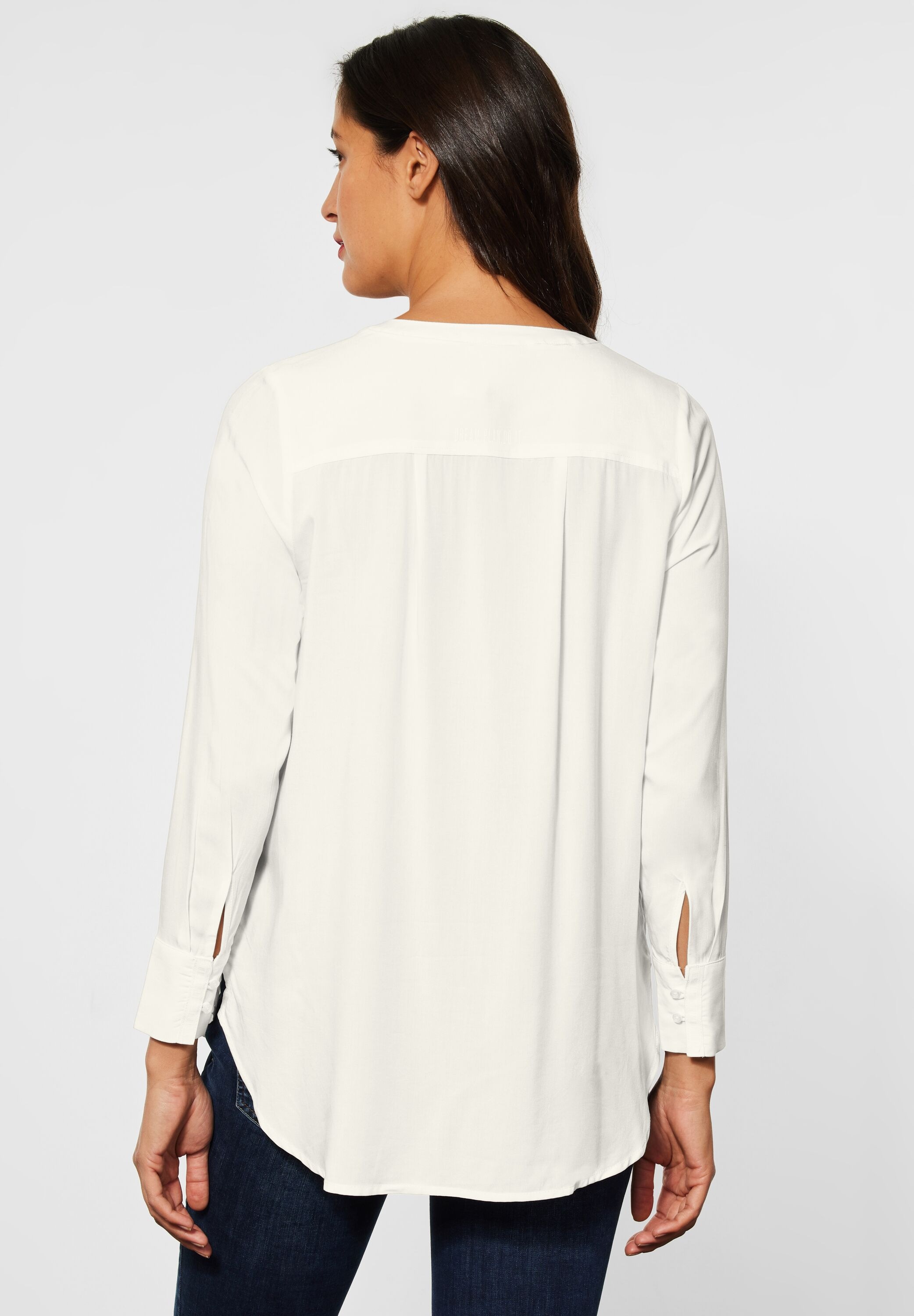 STREET ONE Longbluse, mit durchgehender Knopfleiste vorn