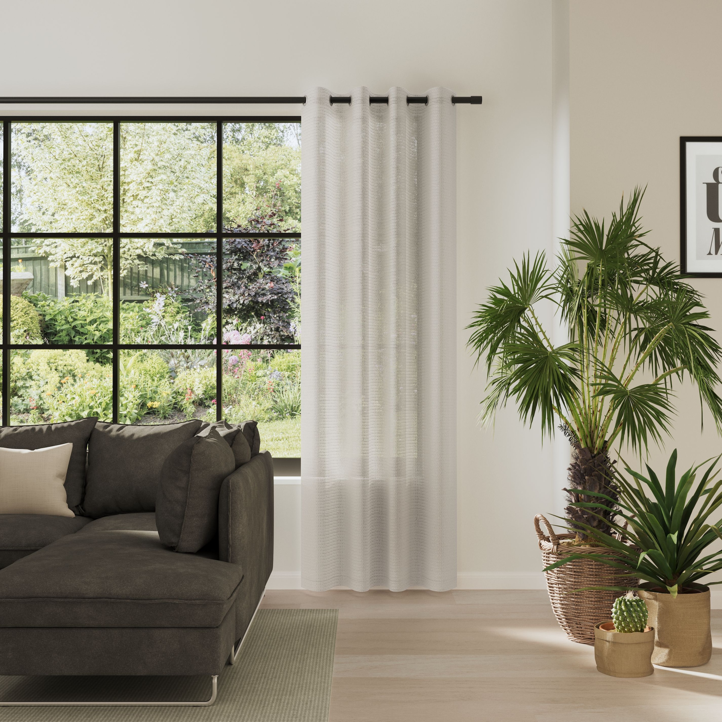 Neutex for you Vorhang "MELODY" Ösen 1 Stk. tlg. Melangeoptik mit grobem Ef günstig online kaufen