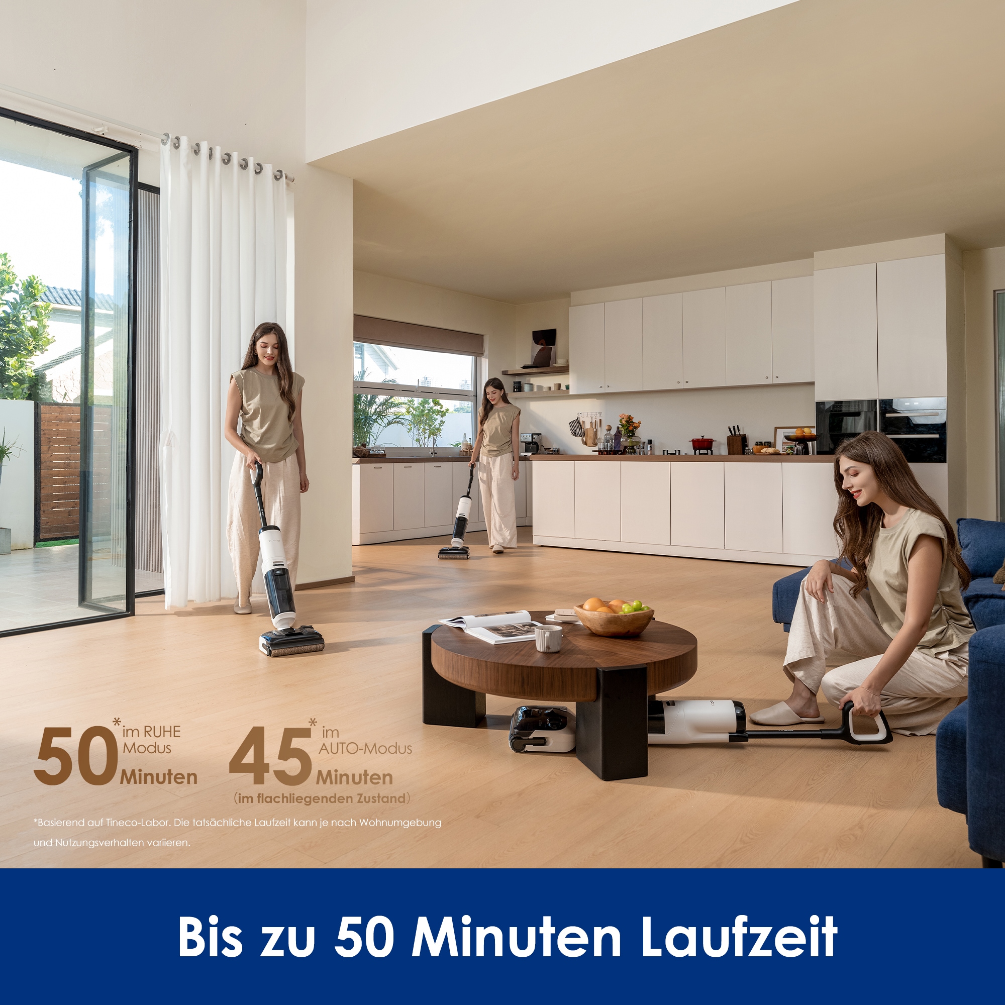 Tineco Nass-Trocken-Sauger »FLOOR ONE S5 Max 22.000pa Saugleistung, 85° Grad Selbstreinigung« Anti Allergiker HEPA Filter