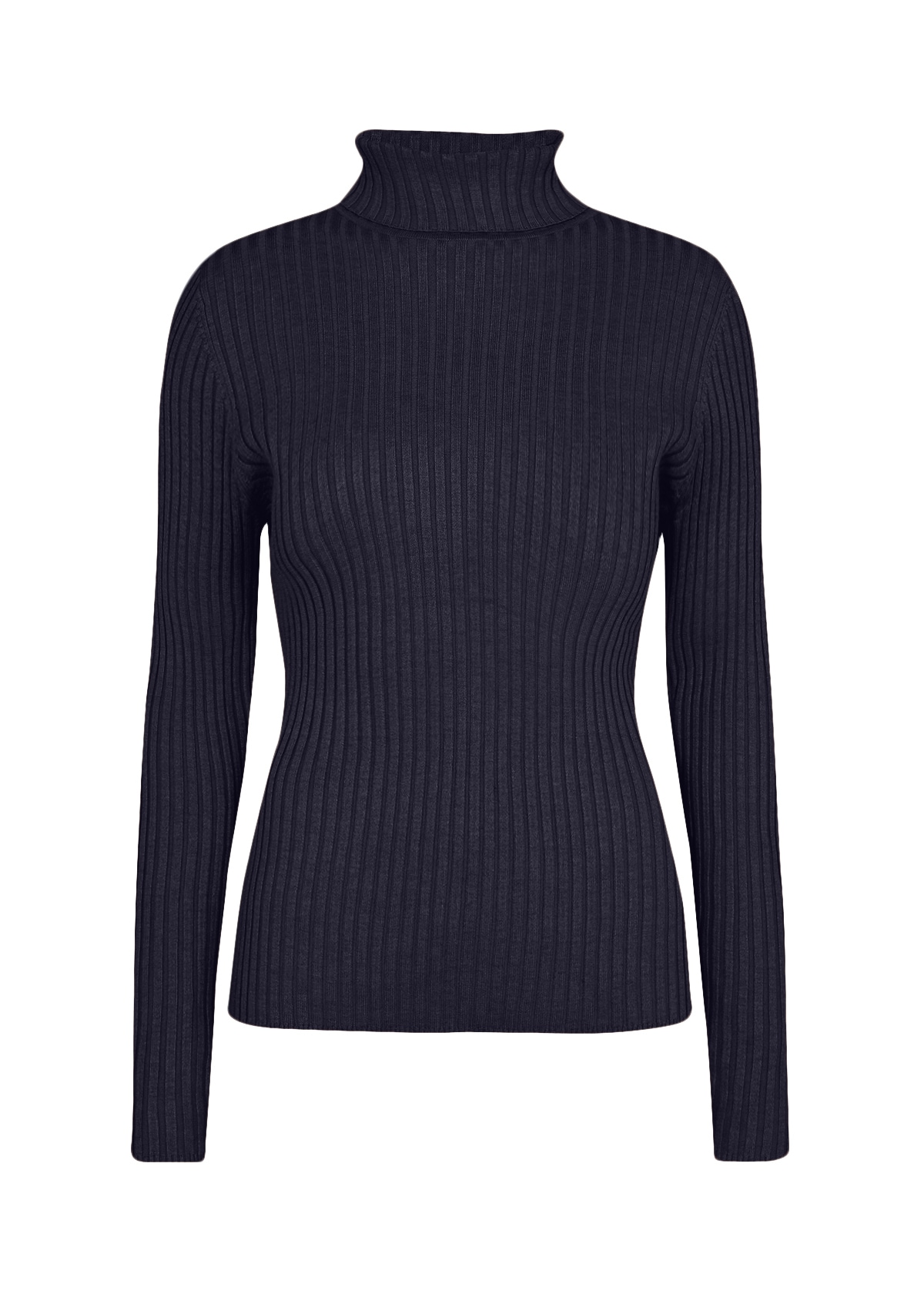 soyaconcept Rollkragenpullover "SC-DOLLIE 483" Viskosemischung, Rippstrick, Rollkragen