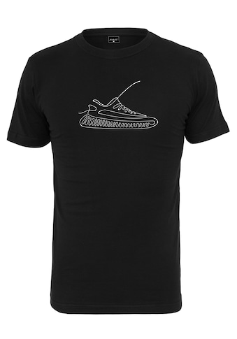 MisterTee Kurzarmshirt »MisterTee Herren One Line Sneaker Tee«, (1 tlg.)