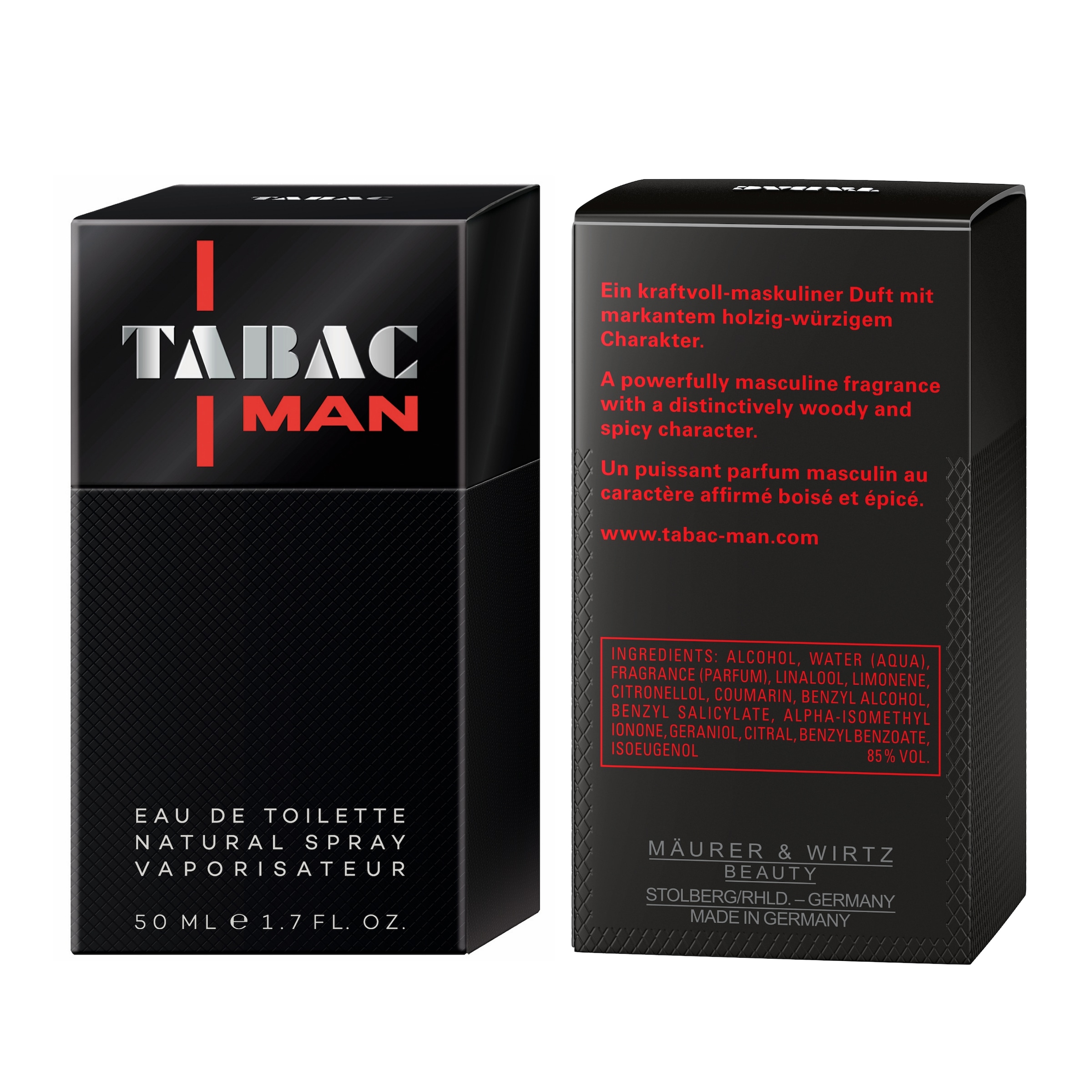 Tabac Original Eau de Toilette »TABAC MEN« EdT 50 ml Natural Spray