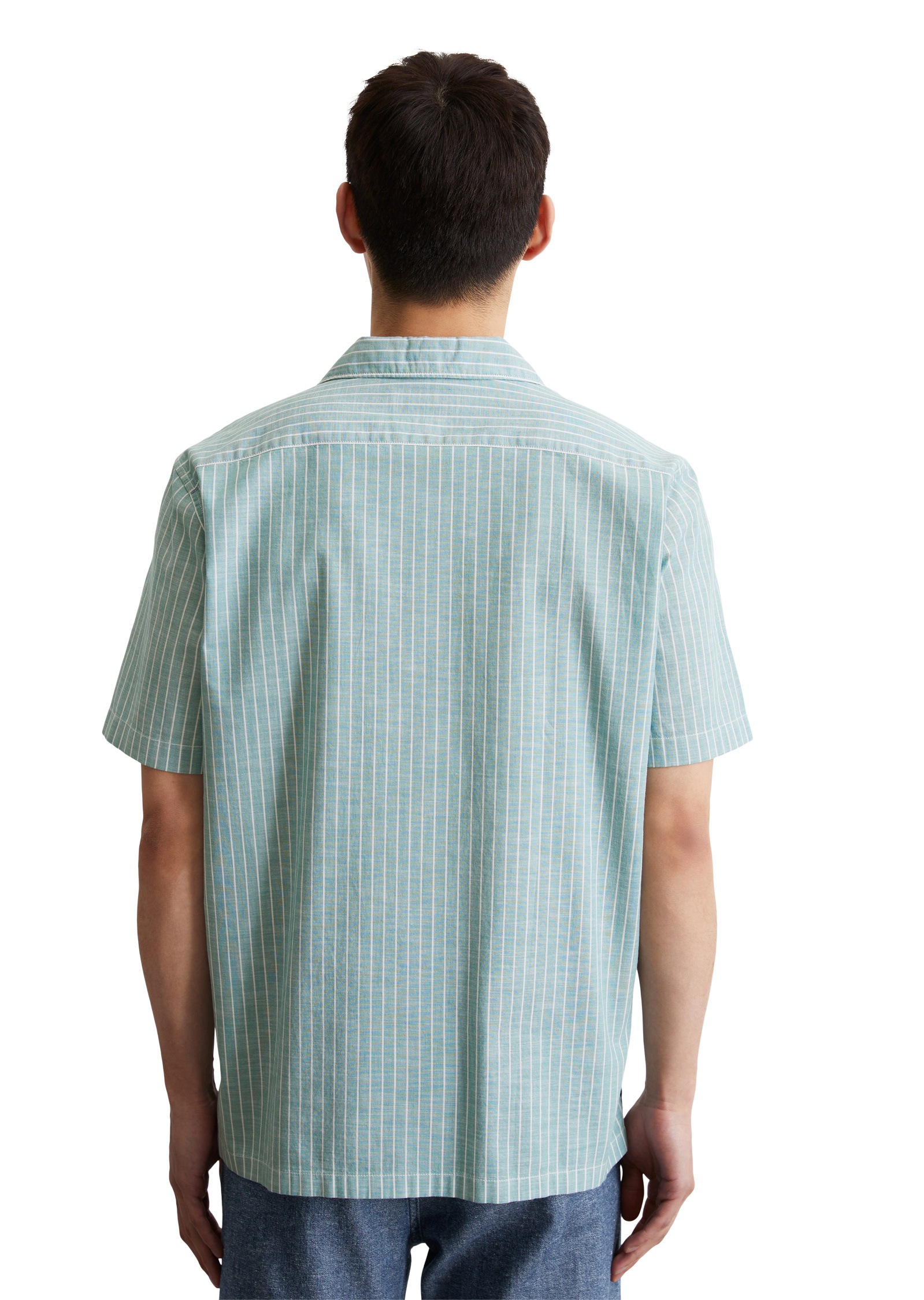 Thumbnail - Marc OPolo Kurzarmhemd "aus reiner Bio-Baumwolle"