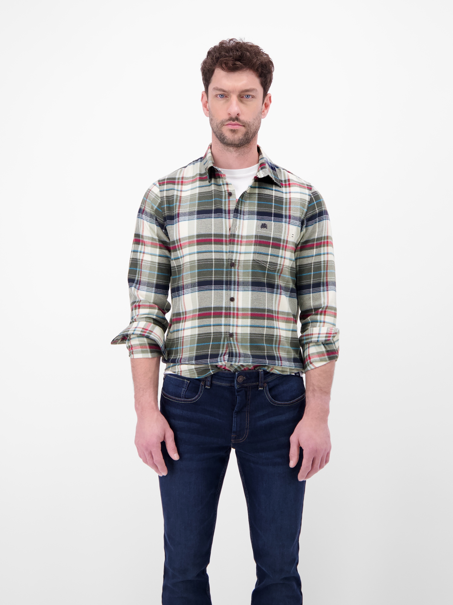 LERROS Flanellhemd "LERROS Modisches Karohemd aus Flanell" günstig online kaufen