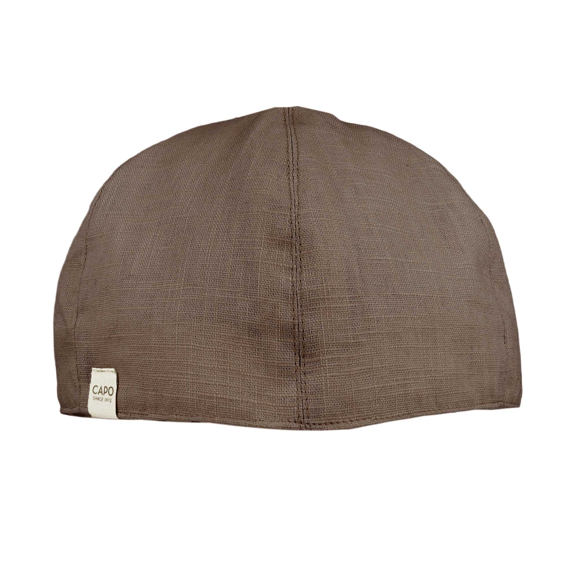 CAPO Schiebermütze aus Naturfaser, Baumwollfutter, dezentes Markenemblem günstig online kaufen