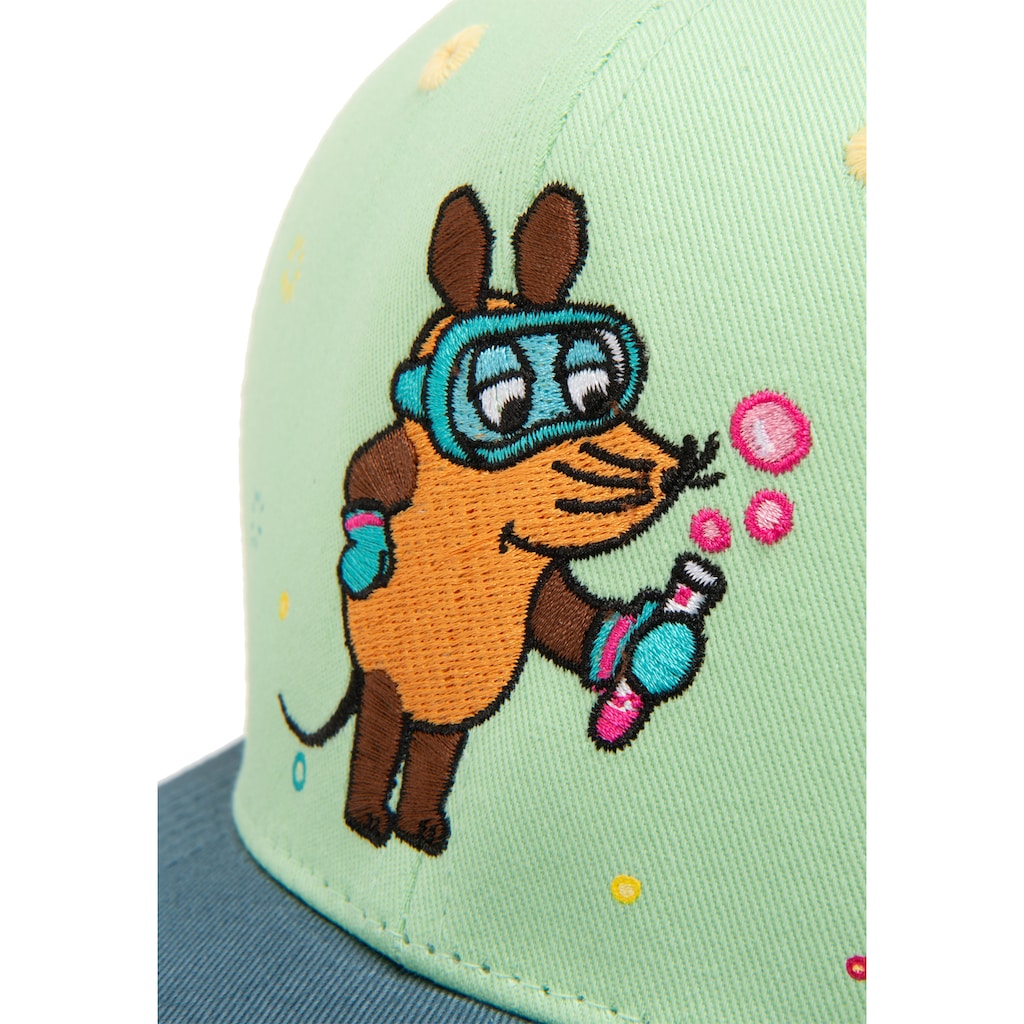 LOGOSHIRT Baseball Cap »Maus - Chemiker«, mit detailreicher Stickerei