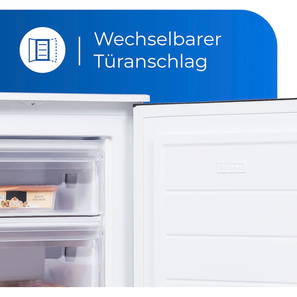 exquisit Gefrierschrank »GS81-040D weiss«, 85 cm hoch, 55 cm breit