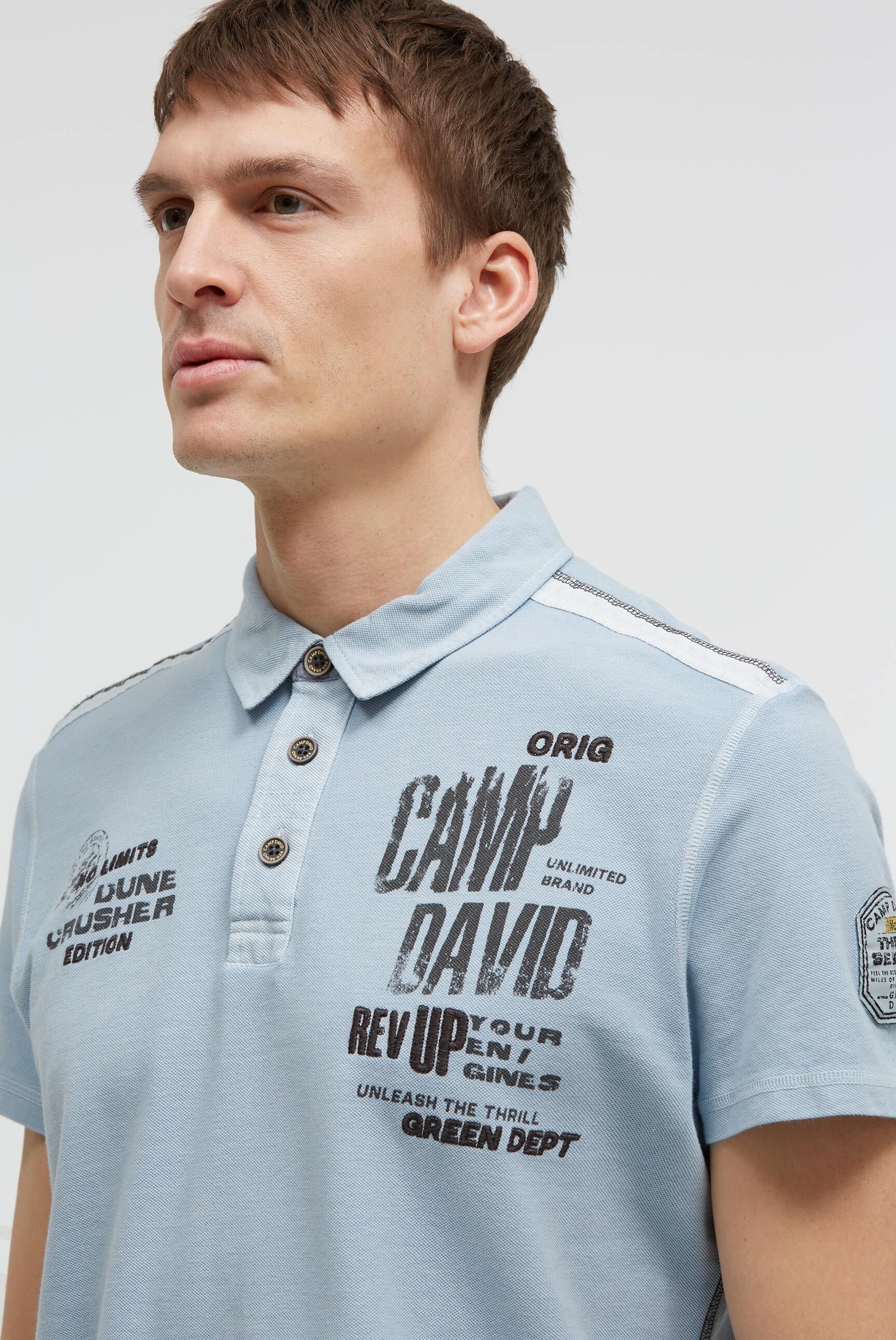 CAMP DAVID Poloshirt aus Baumwolle