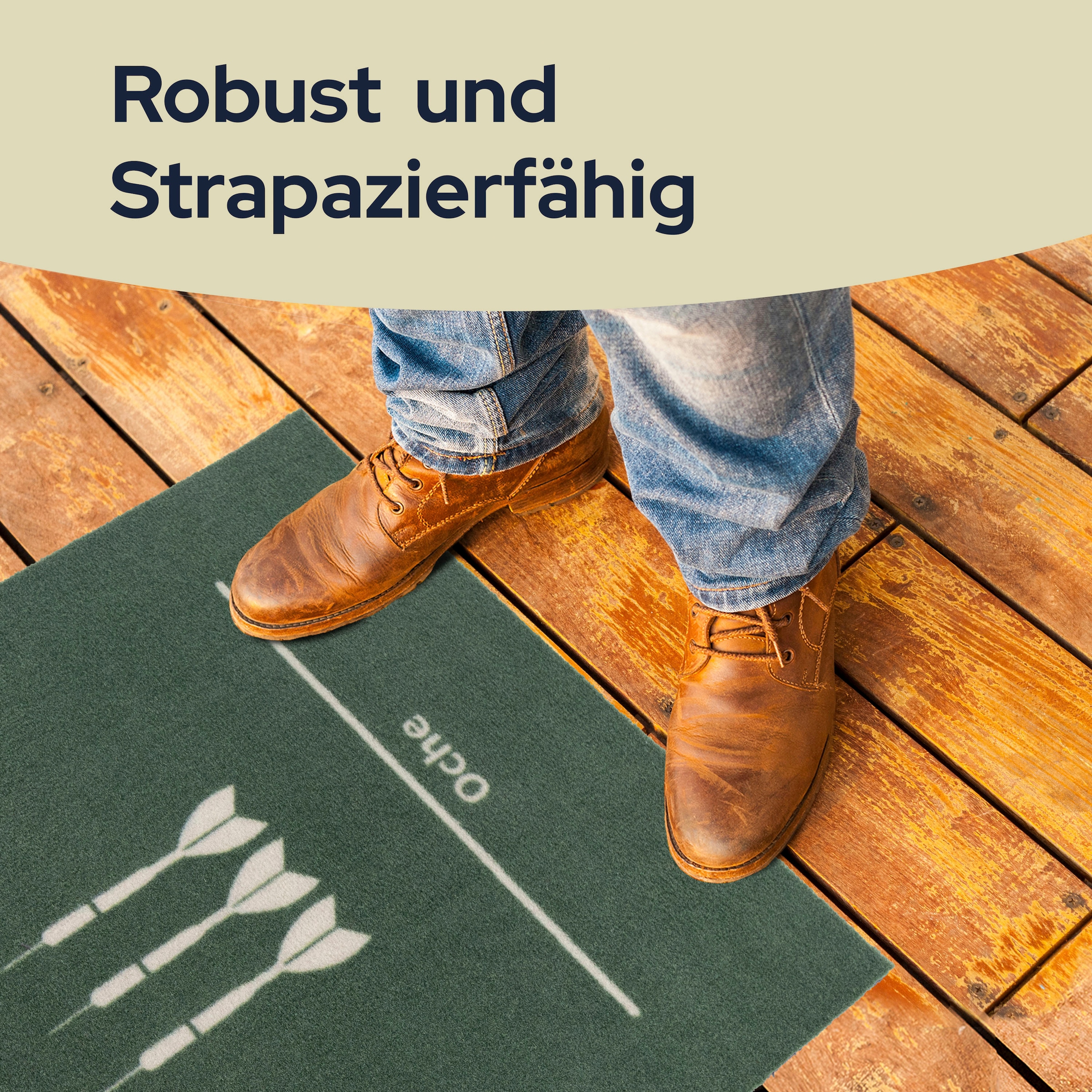 Primaflor-Ideen in Textil Teppich »DART«, rechteckig, Dartmatte mit  offiziellem Spielabstand 237 cm, rutschhemmend | BAUR