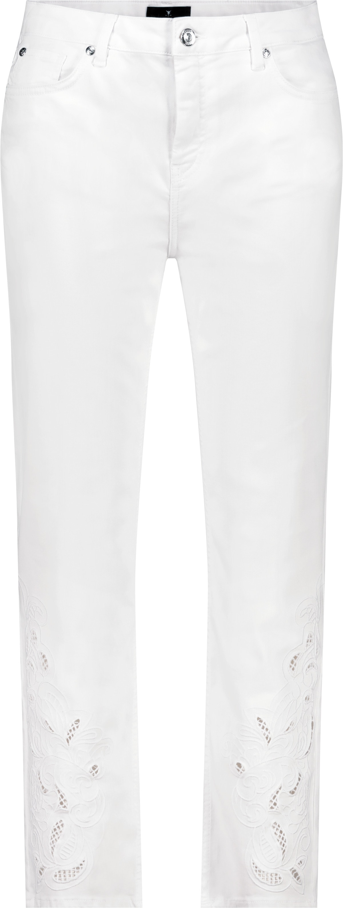 Monari 7/8-Jeans »Hose Jeans Lochspitze 66c«, Mit Gürtelschlaufen