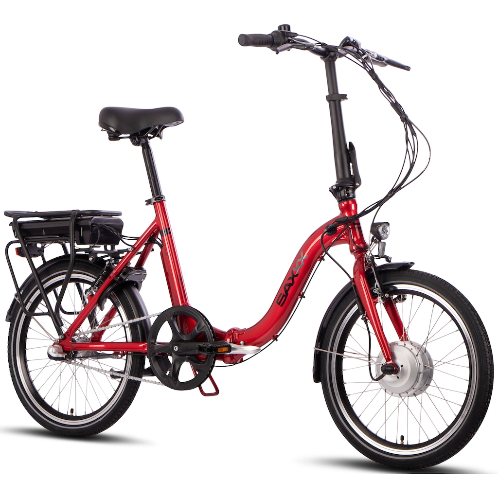 SAXXX E-Bike »SAXXX Foldi Plus«, 3 Gang, Frontmotor 250 W