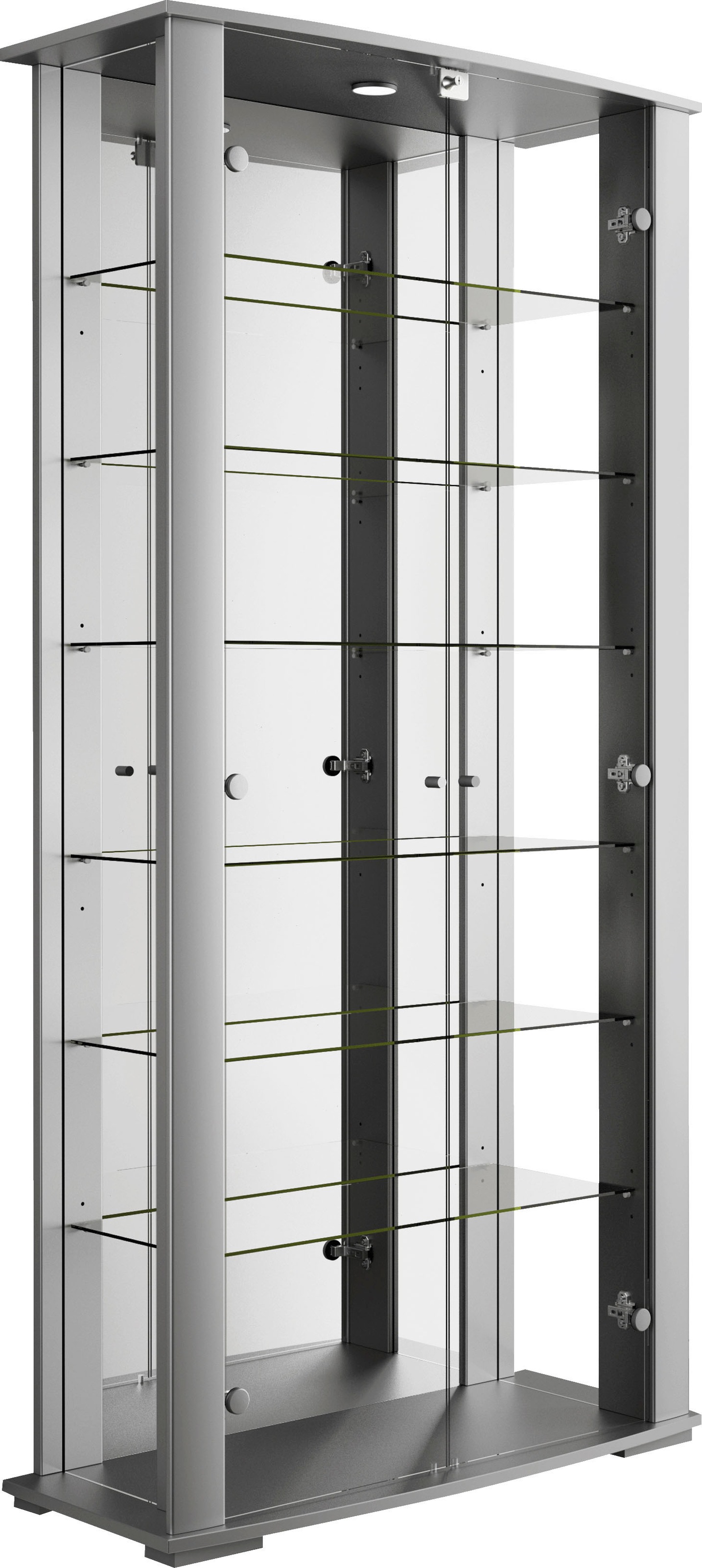 fif möbel Vitrine »STELLA«, Standvitrine/Glasvitrine 2x Glastür,perfekt für Sammler,Sammlervitrine