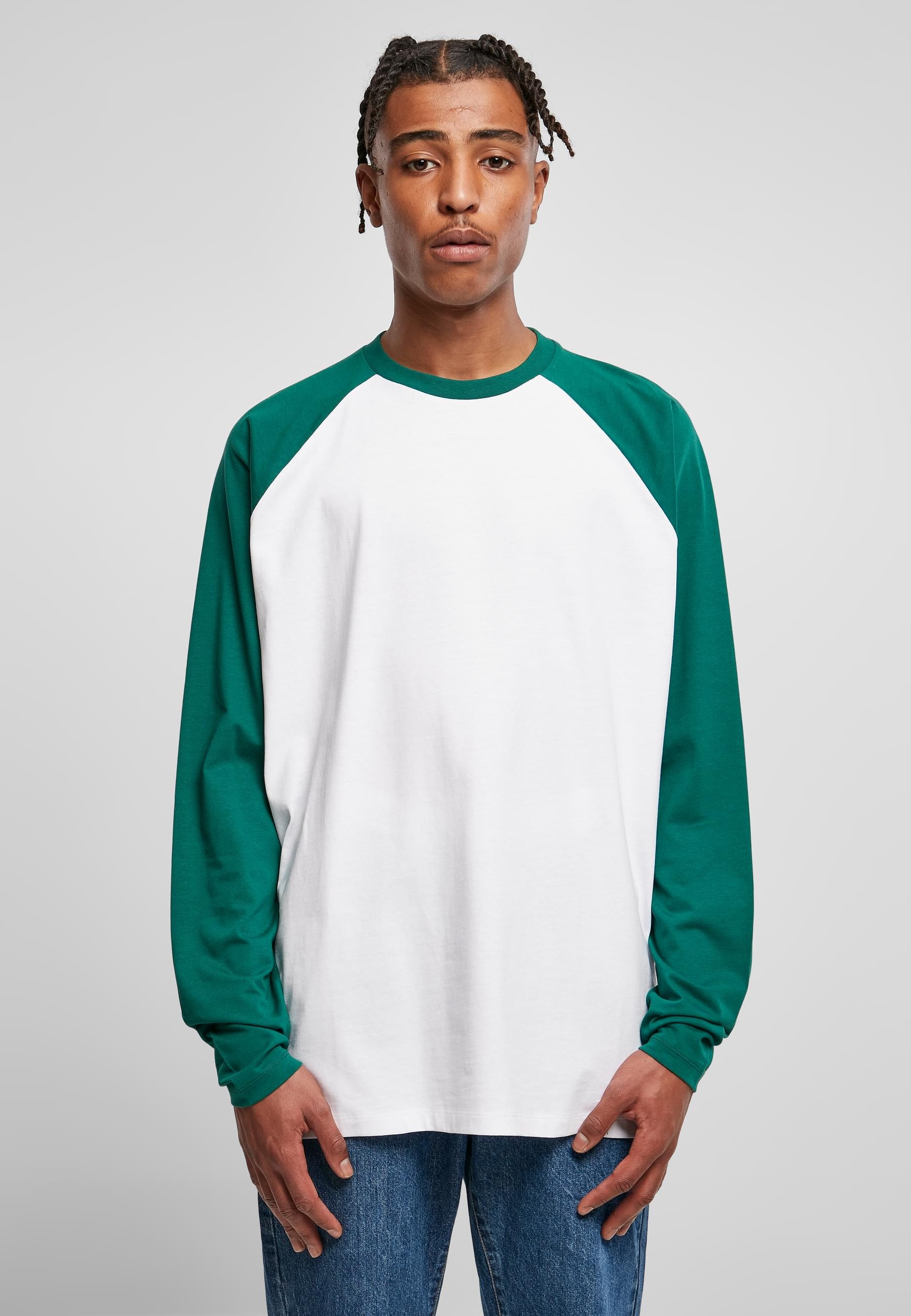 URBAN CLASSICS Longsleeve »Urban Classics Herren Organic Oversized Raglan Longsleeve«, (1 tlg.)