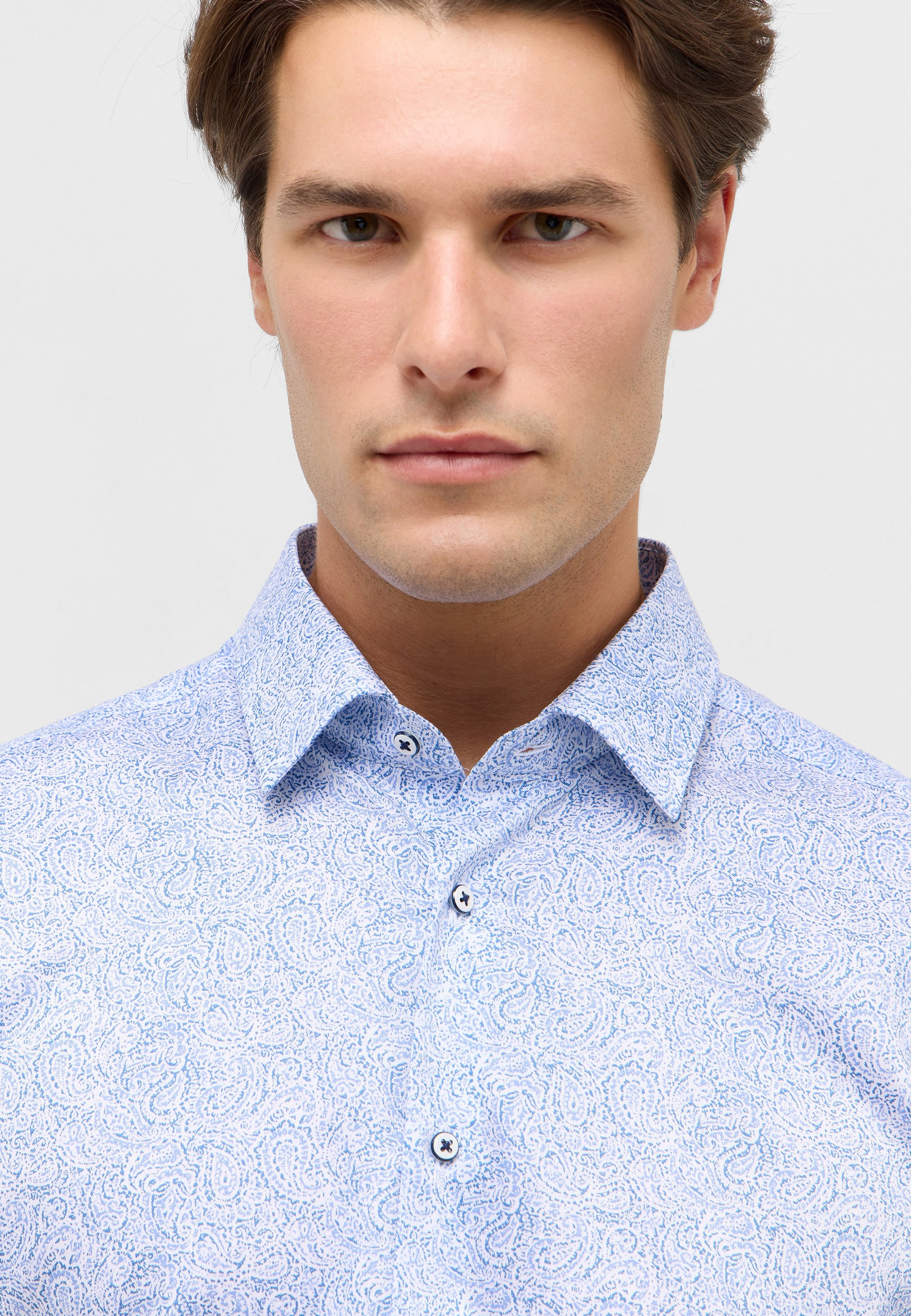 Eterna Langarmhemd »SLIM FIT«, NON IRON (bügelfrei)
