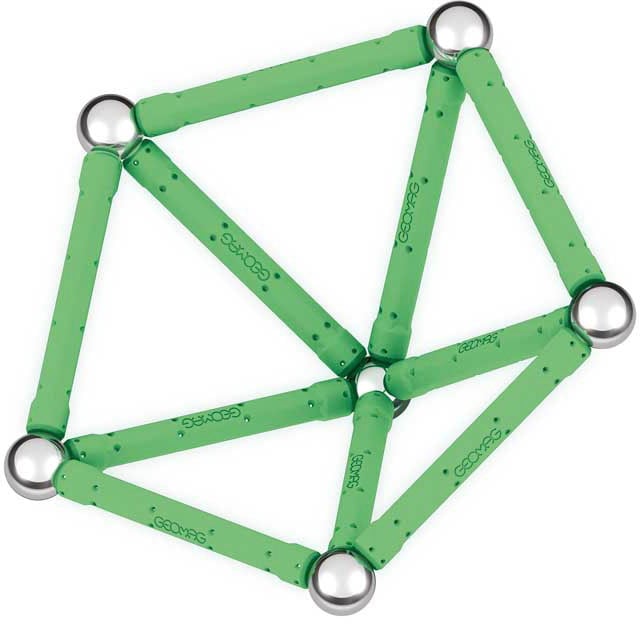 Geomag™ Magnetspielbausteine »GEOMAG™ Glow, Recycled«, (25 St.), aus recyceltem Material; Made in Europe