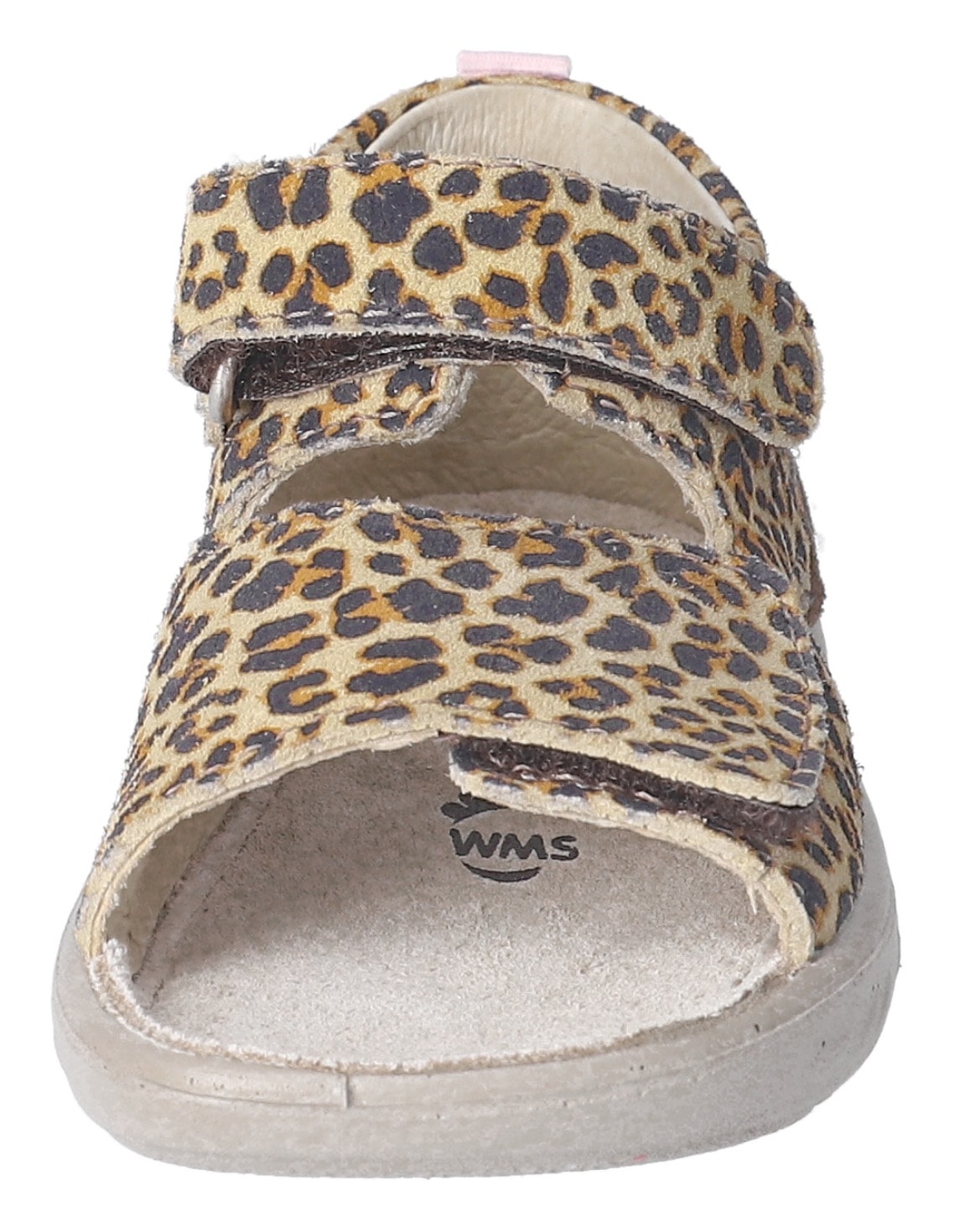 PEPINO by RICOSTA Lauflernschuh »Banu WMS: mittel«, Sandalette mit Klett und Animal Print, Größenschablone zum Download