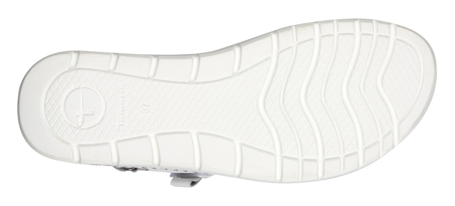 Tamaris Keilsandalette, Plateau, Sommerschuh, Riemchensandale mit Schmuckelement