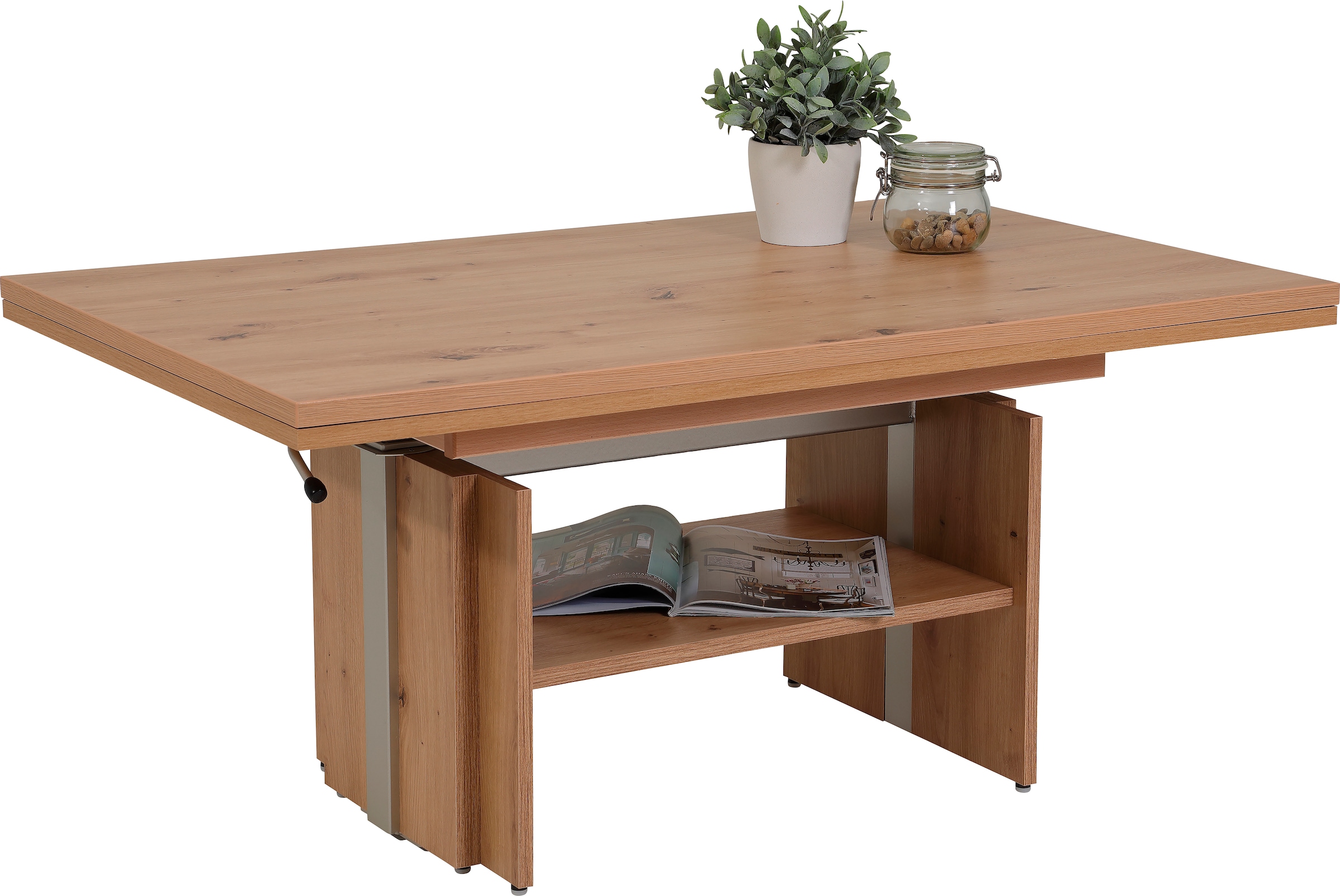 HELA Couchtisch "Funktionscouchtisch Henner" höhenverstellbar und ausziehba günstig online kaufen