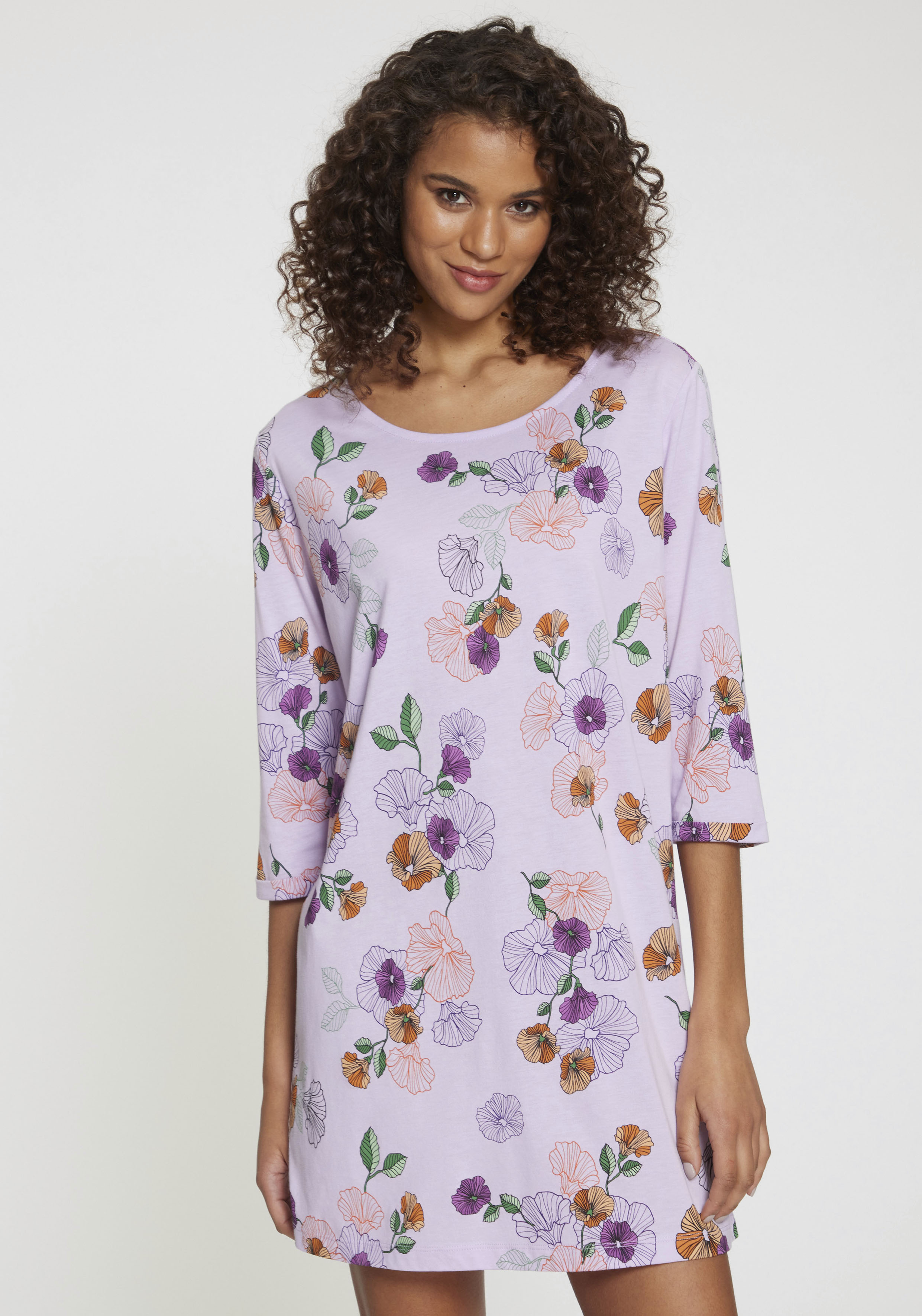 Vivance Dreams by Lascana Nachthemd mit Blumen-Druck