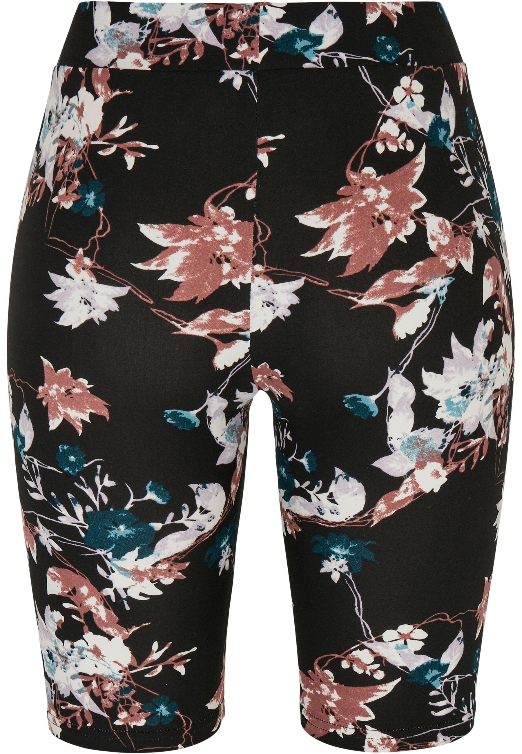 URBAN CLASSICS Radlerhose »Urban Classics Damen Ladies Soft AOP Cycle Shorts«, (1 tlg.)