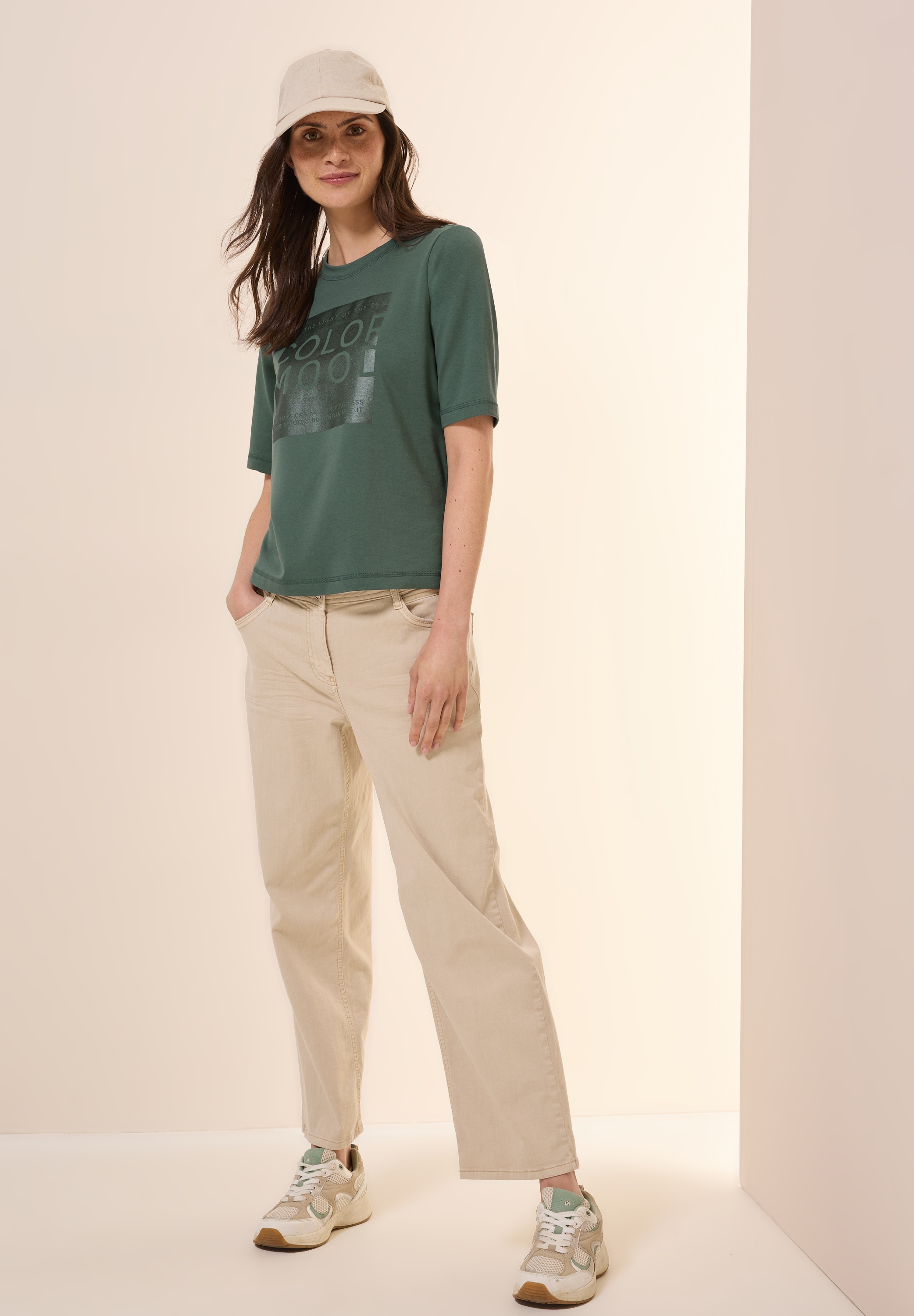 Cecil T-Shirt, mit Folienprint