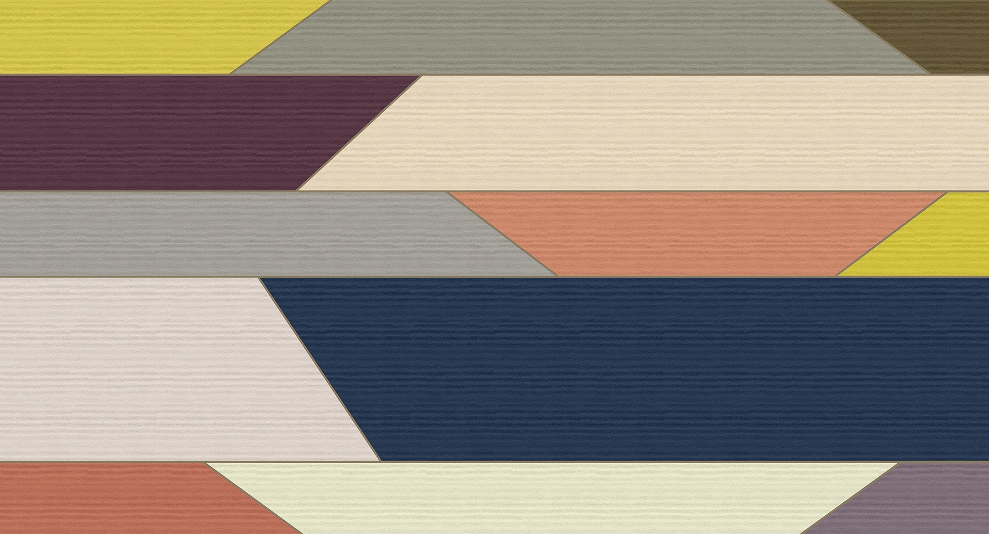 living walls Fototapete "Walls by Patel Geometry 1" glatt Vlies, Wand, Schr günstig online kaufen
