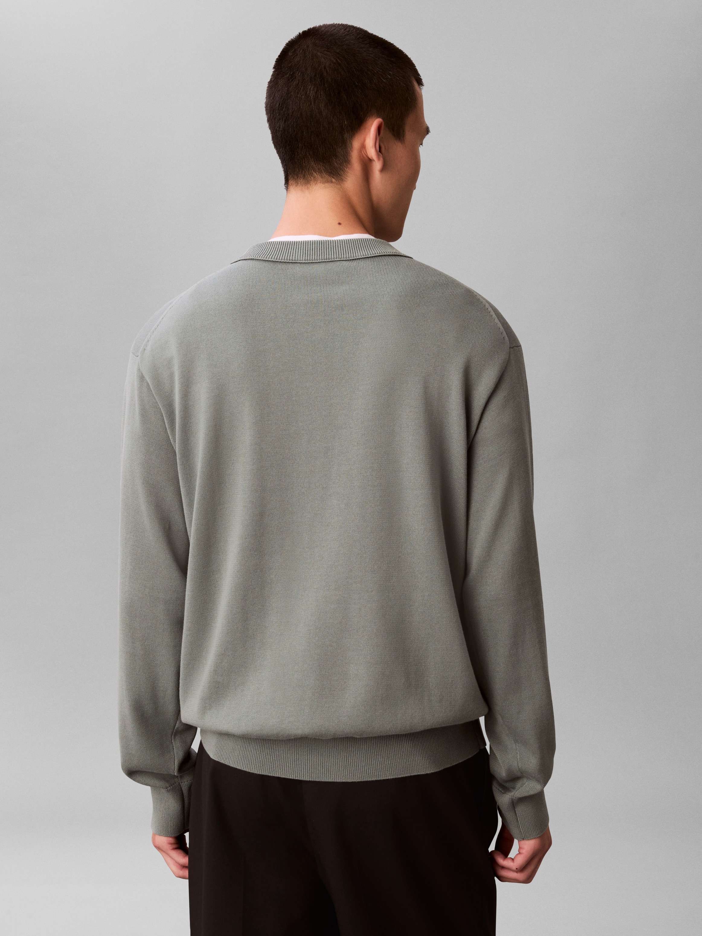 Calvin Klein Jeans Strickpullover "LS EZ COTTON CREWNK SWEATER 12GG" günstig online kaufen