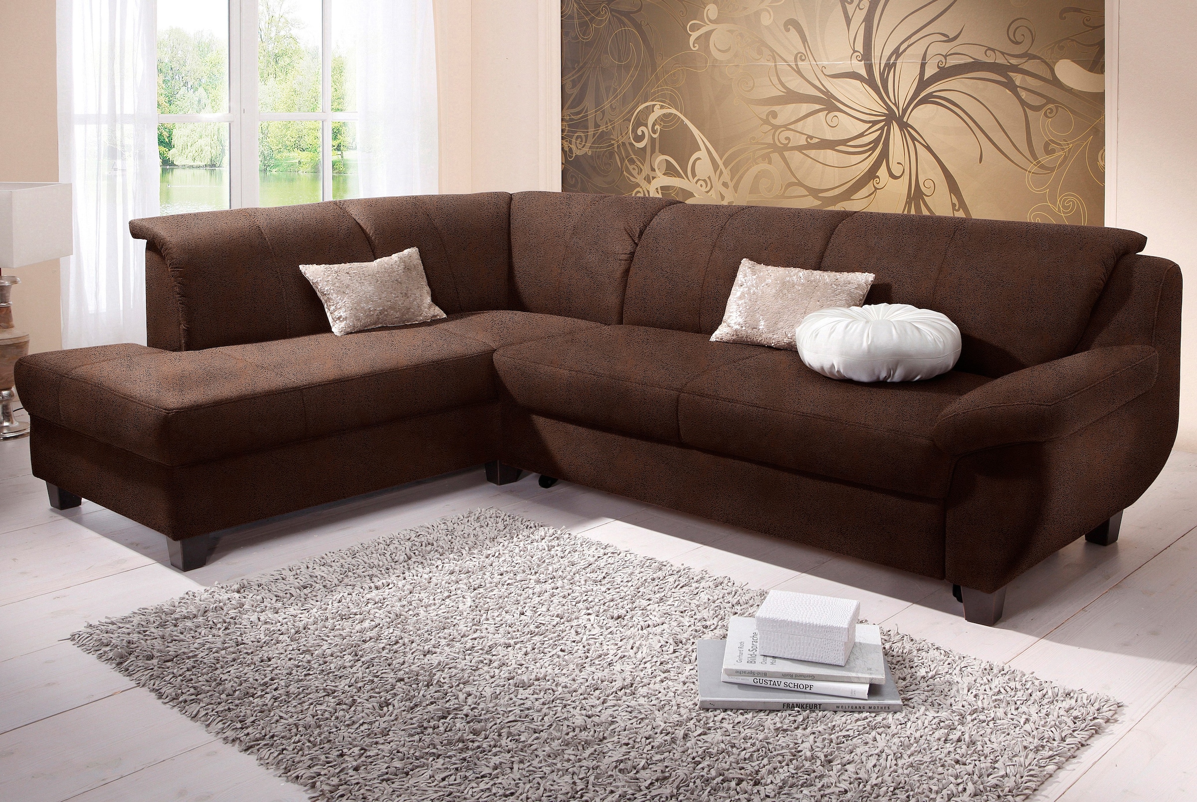 Home affaire Ecksofa "Yesterday Sitzbelastung 140 kg, L-Form", Belastbarkei günstig online kaufen