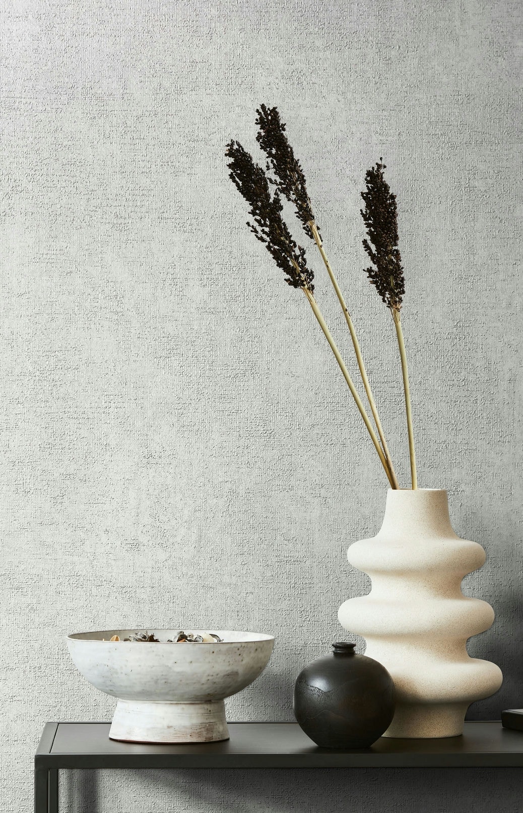 MARBURG Vliestapete "Textured Tapestry", B/L: 0,53m x 10,05m, Rollen: 1, grau, Wohnzimmer, Tapeten, moderne Tapete für Wohnzimmer Schlafzimmer Küche